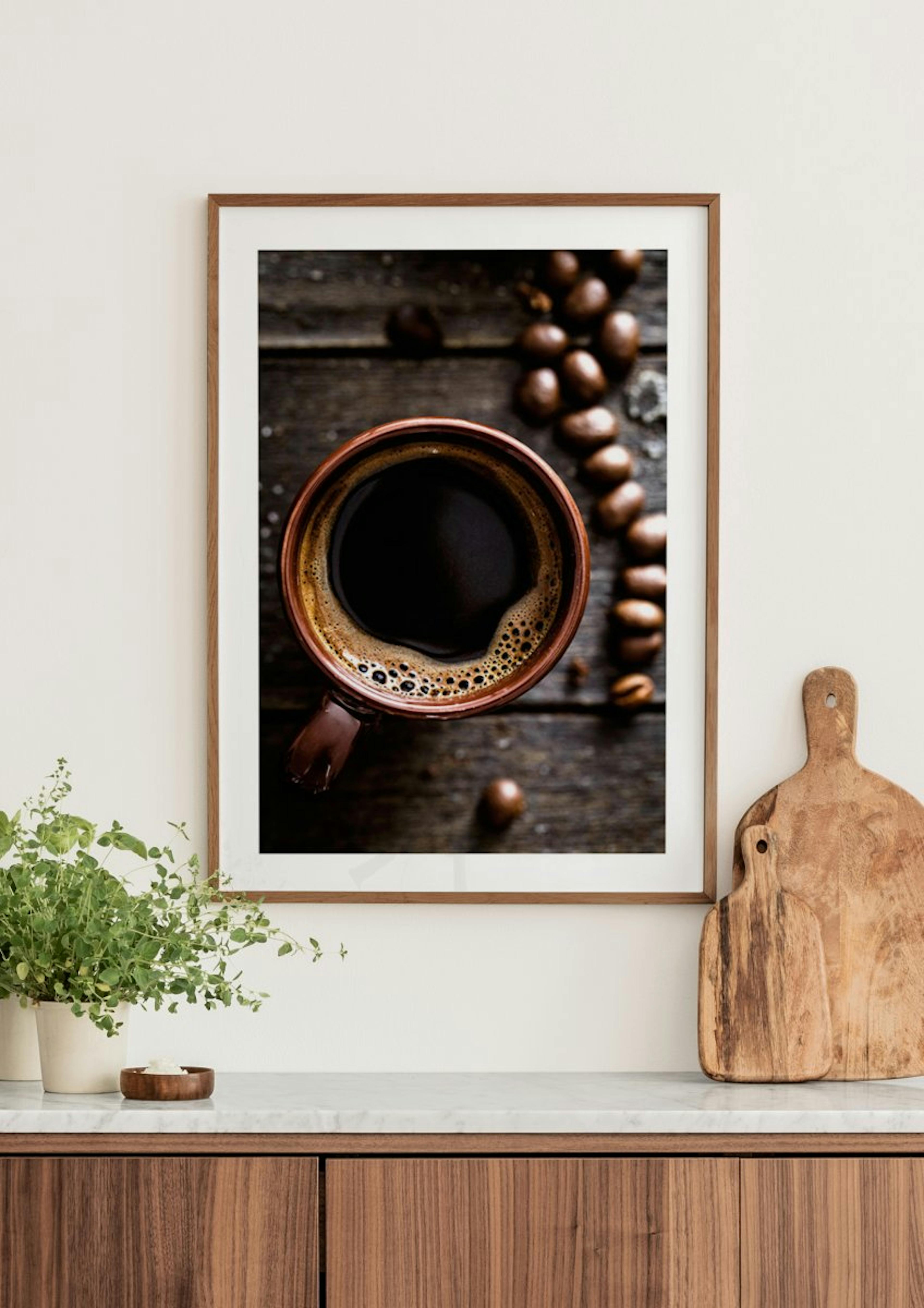 Café fresco Póster thumbnail