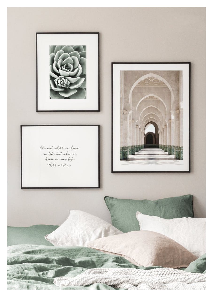 Green Cactus Poster (21x30 cm) - Poster Store