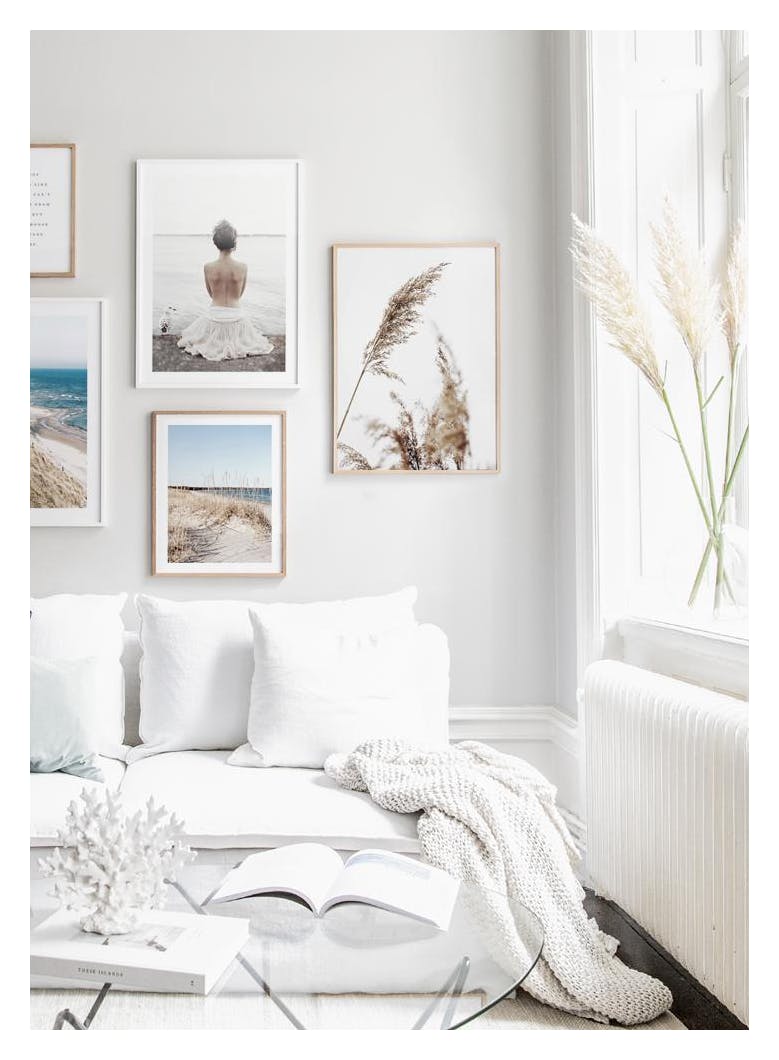 Grass by Sea Poster (50x70 cm) - Poster Store