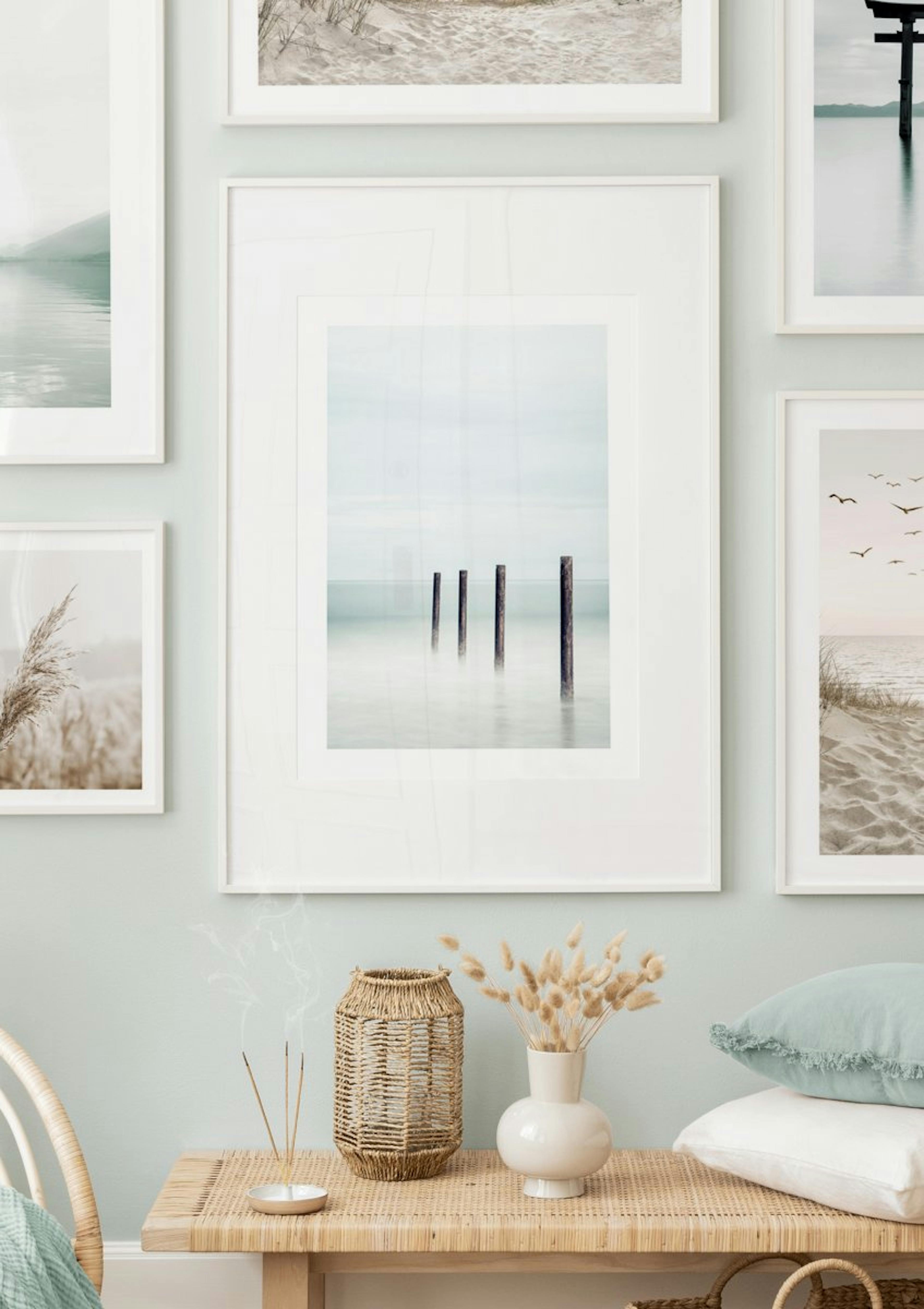 Wooden Poles Poster thumbnail
