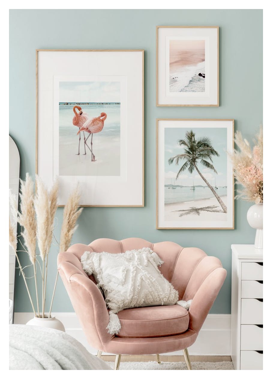 Pastel Waves Poster (30x40 cm) - Poster Store