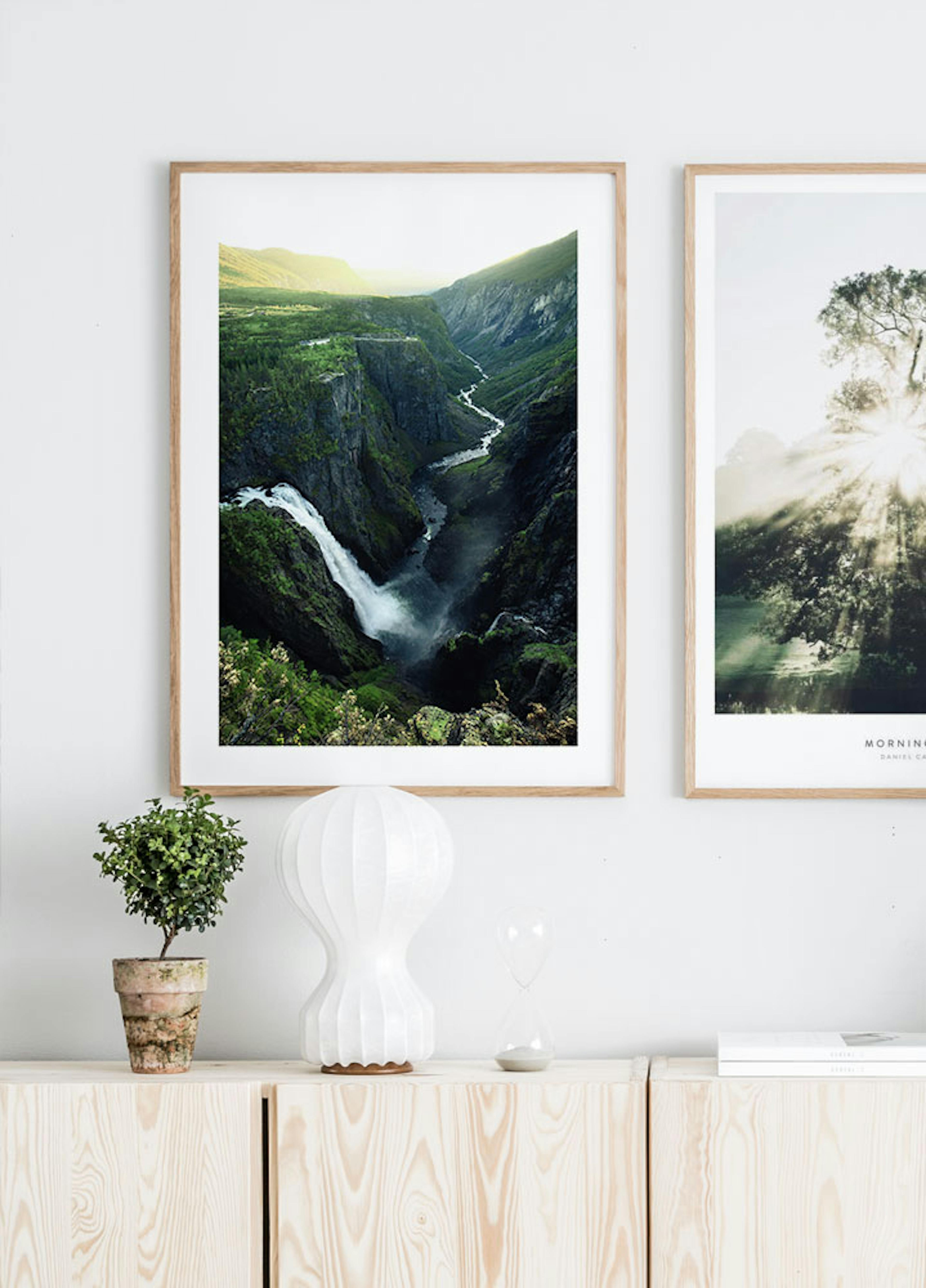 Cascata di Vøringsfossen Poster thumbnail