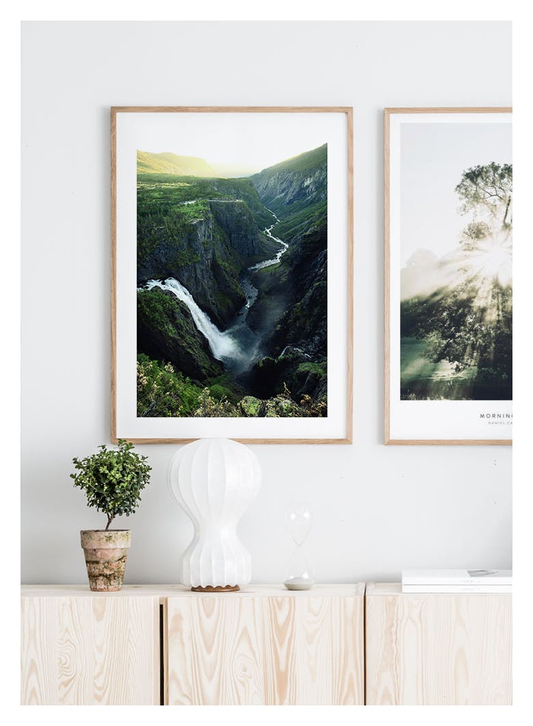 Vøringsfossen waterfall Poster (50x70 cm) - Poster Store