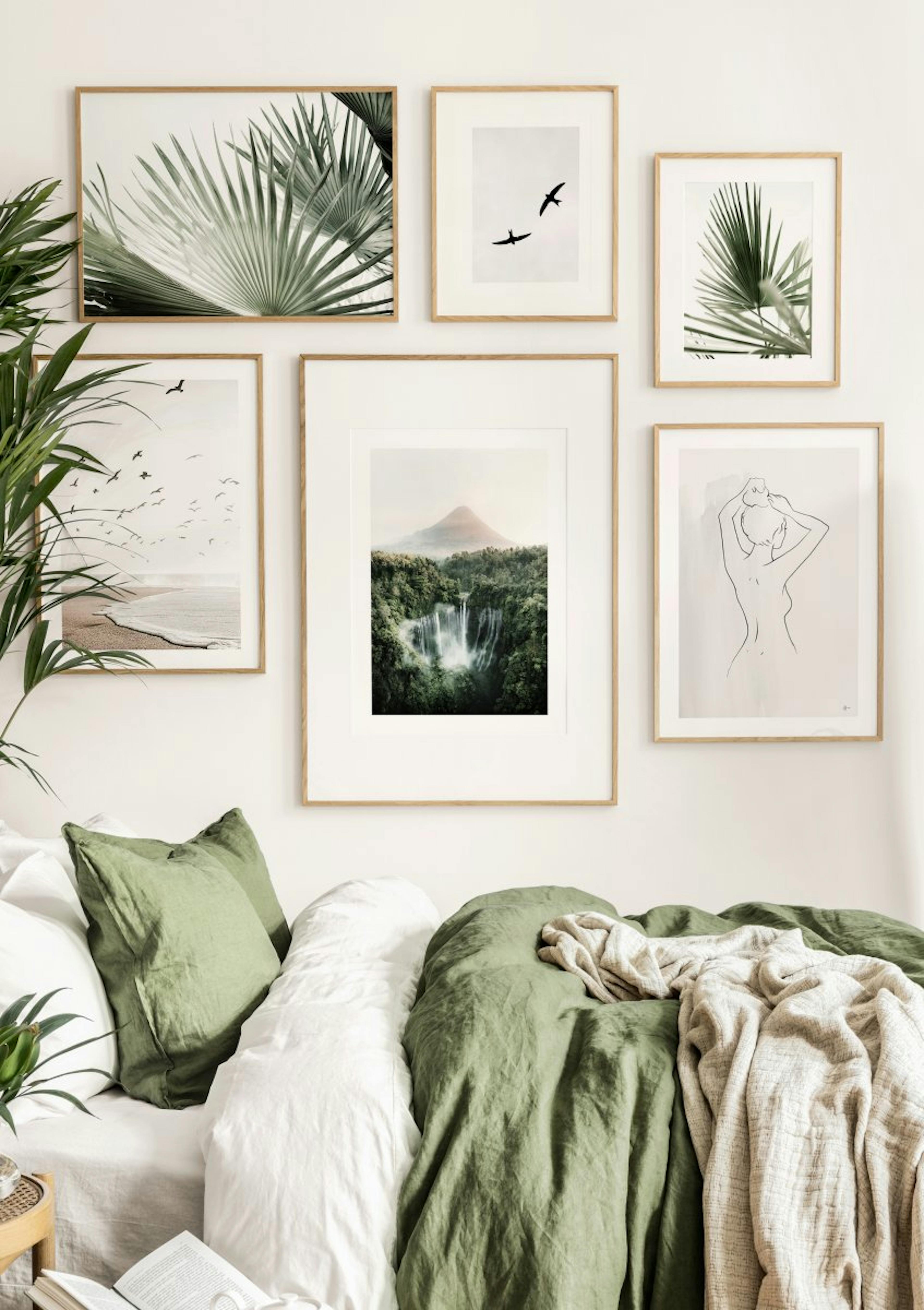Green Palm Leaves No2 Poster thumbnail