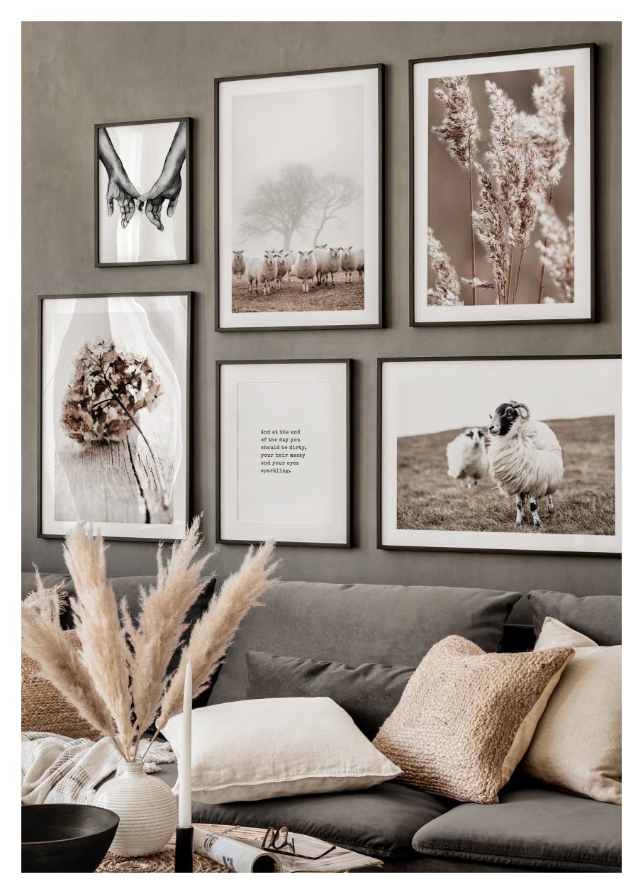 Flock of Sheep Poster (30x40 cm) - Poster Store