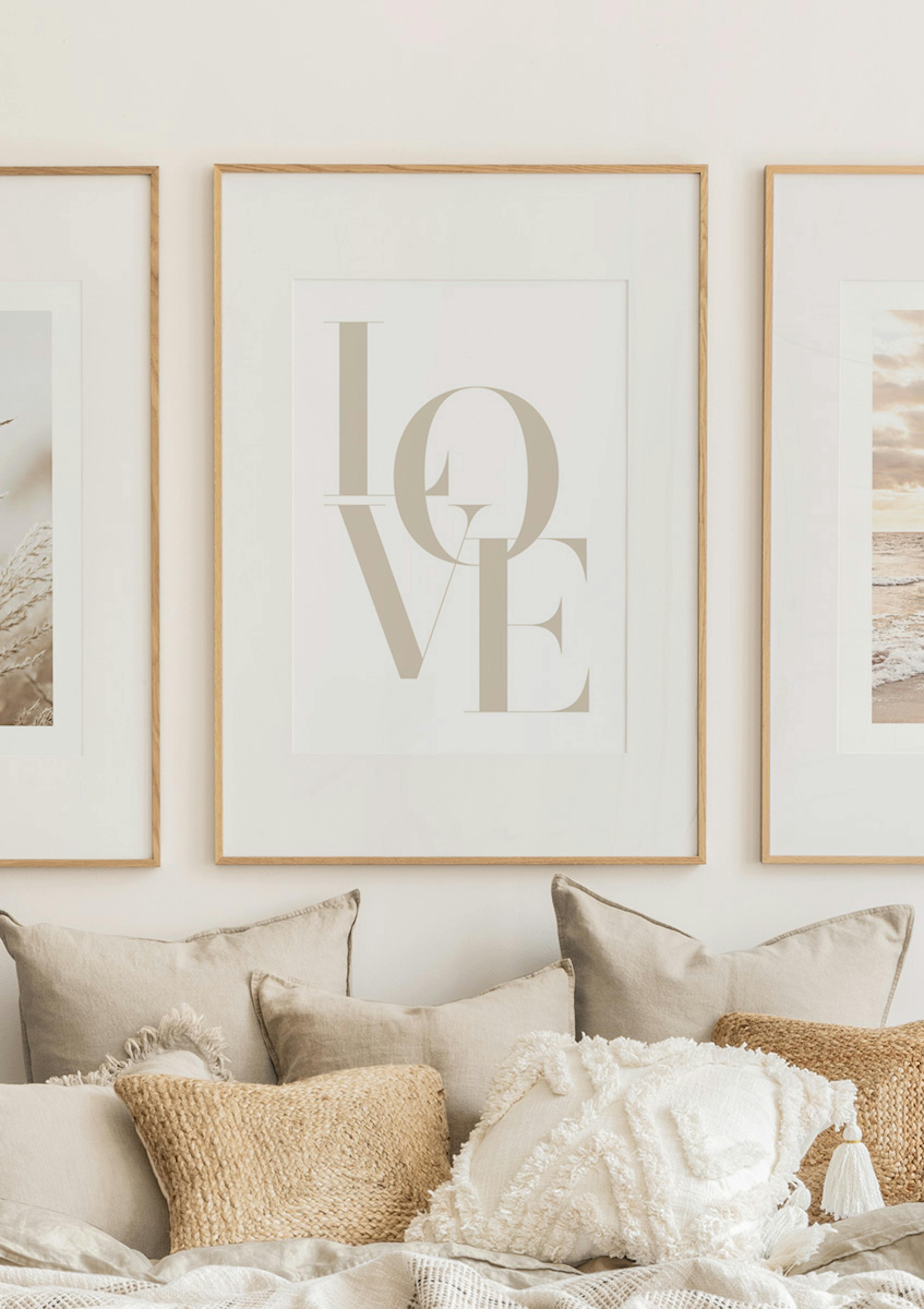 Love Beige Poster thumbnail