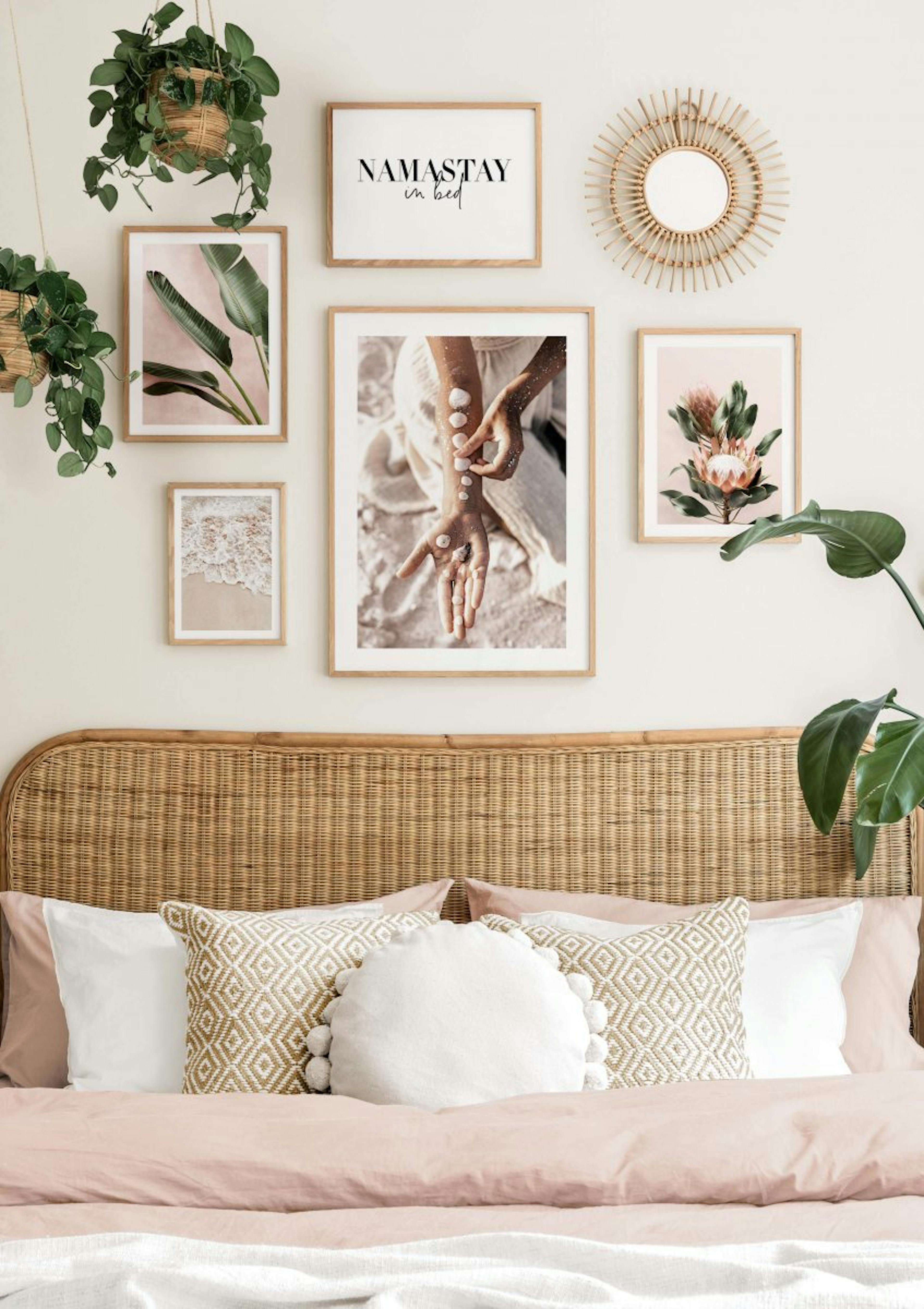 Beige Beach Wave Poster thumbnail