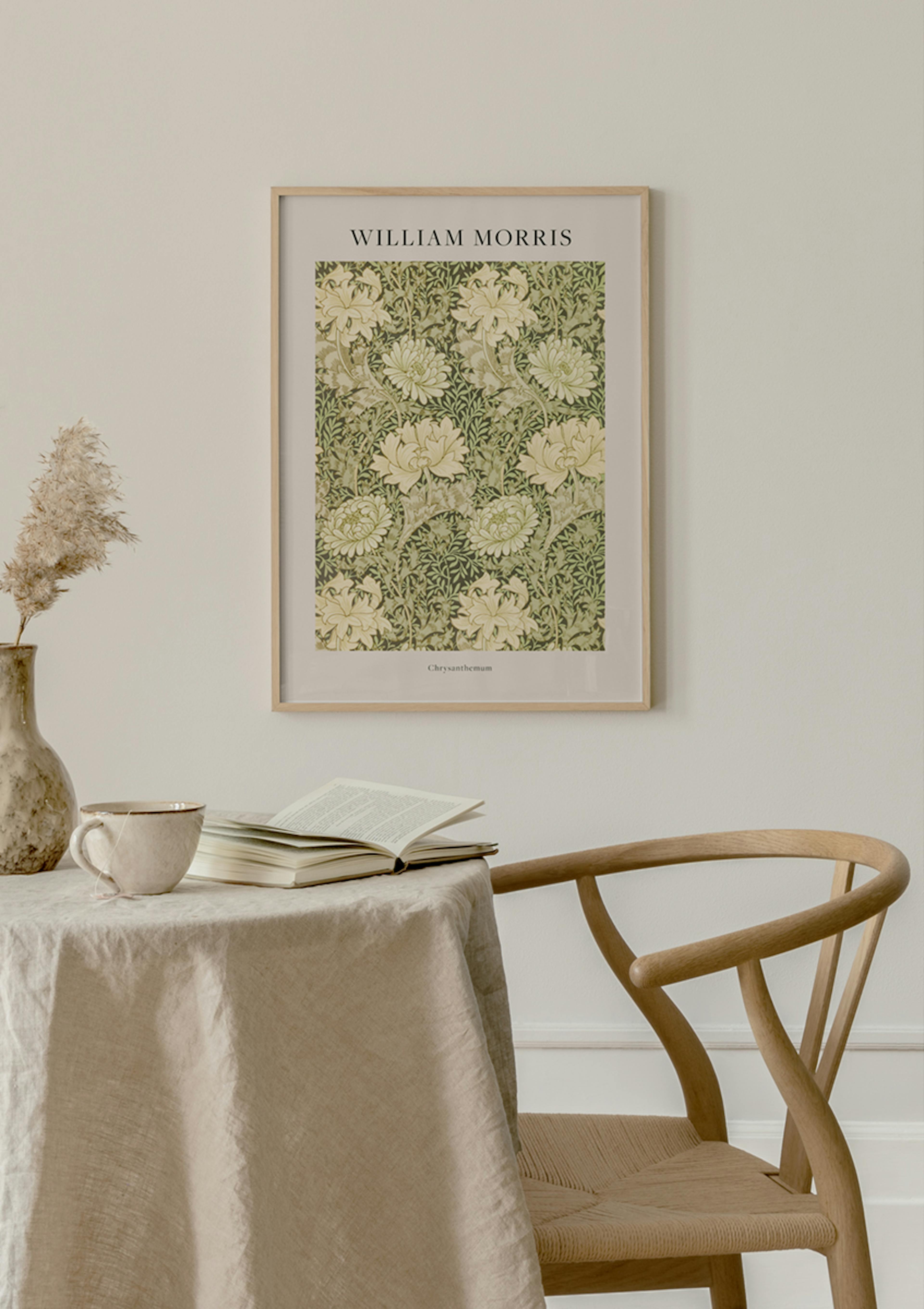 William Morris - Chrysanthemum Poster thumbnail
