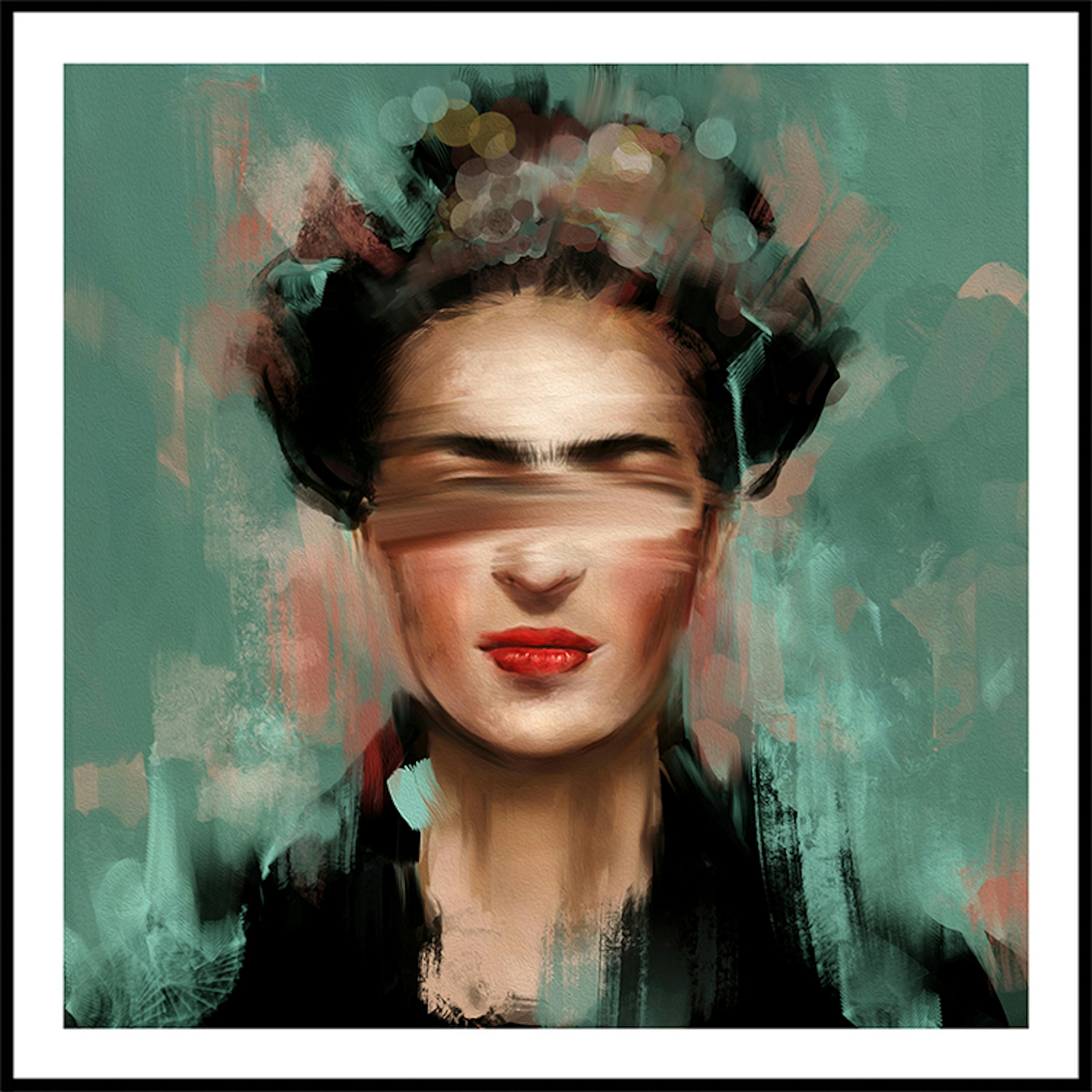 Green Kahlo Poster thumbnail