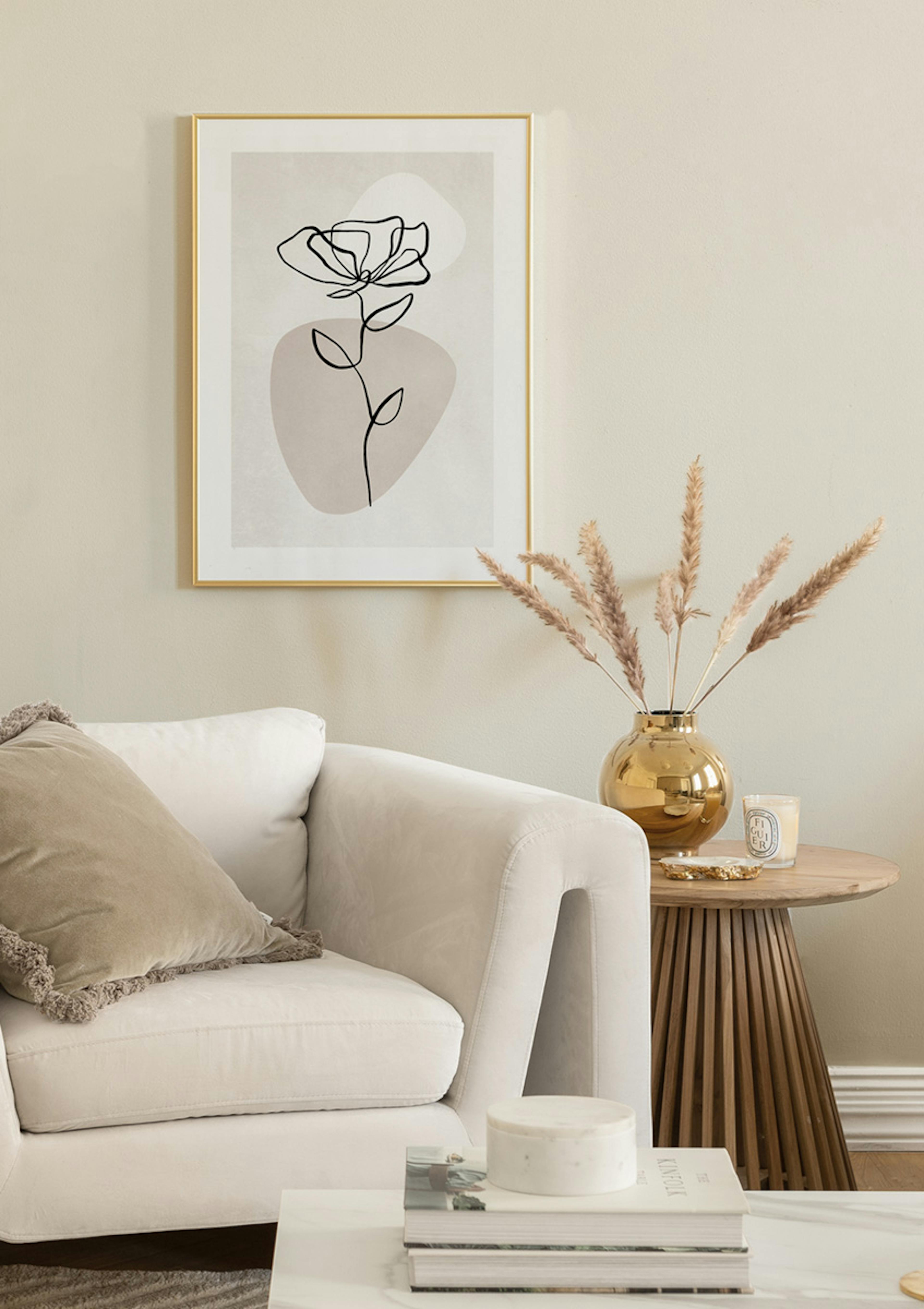 Botanical Lines No1 Poster thumbnail