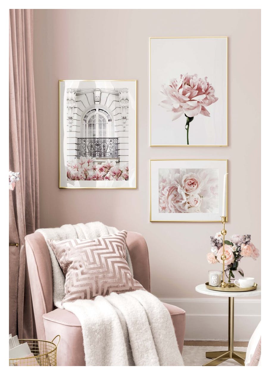 Pink Flower Poster (50x70 cm) - Poster Store