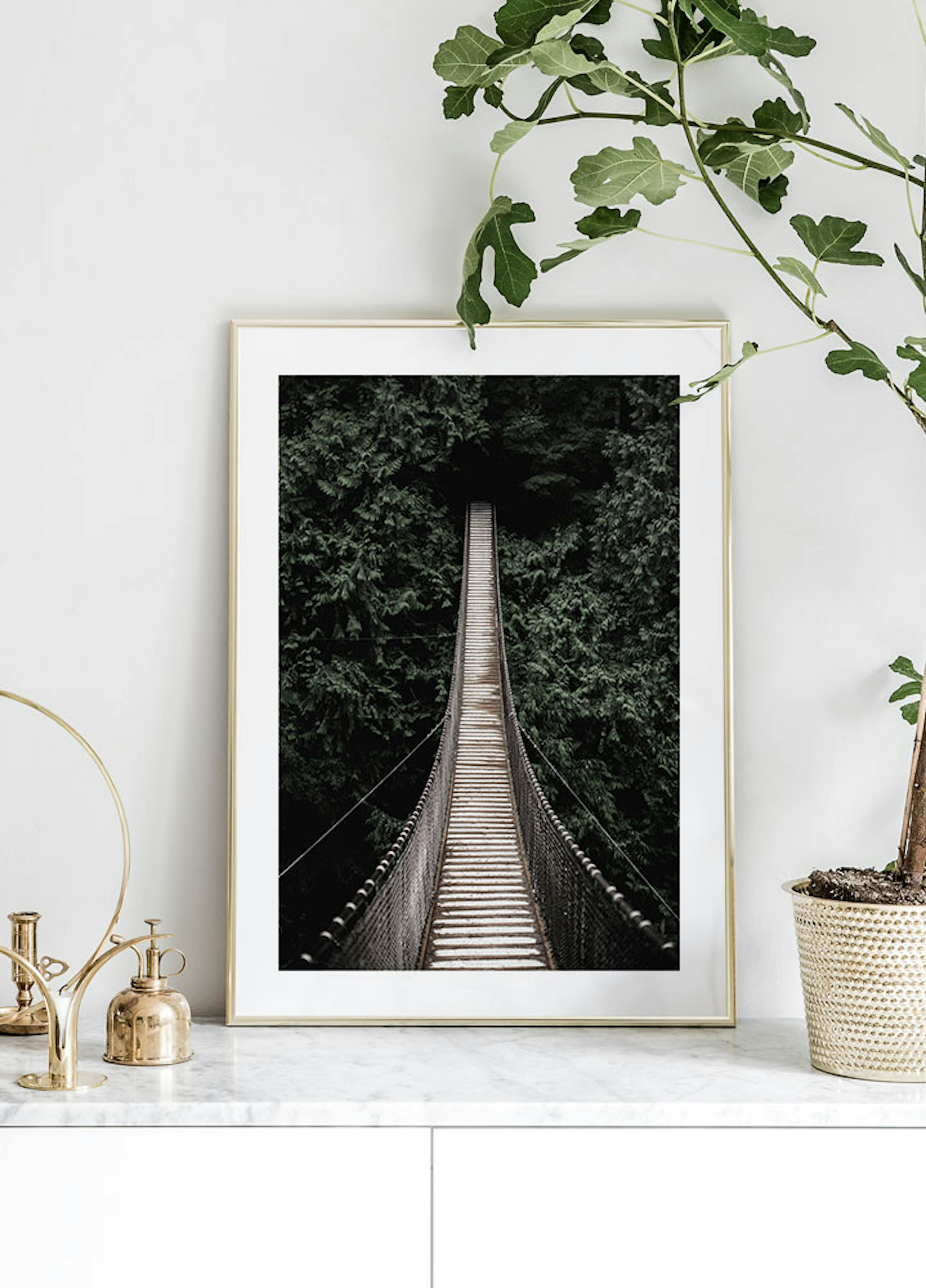 Pont forestier Poster thumbnail