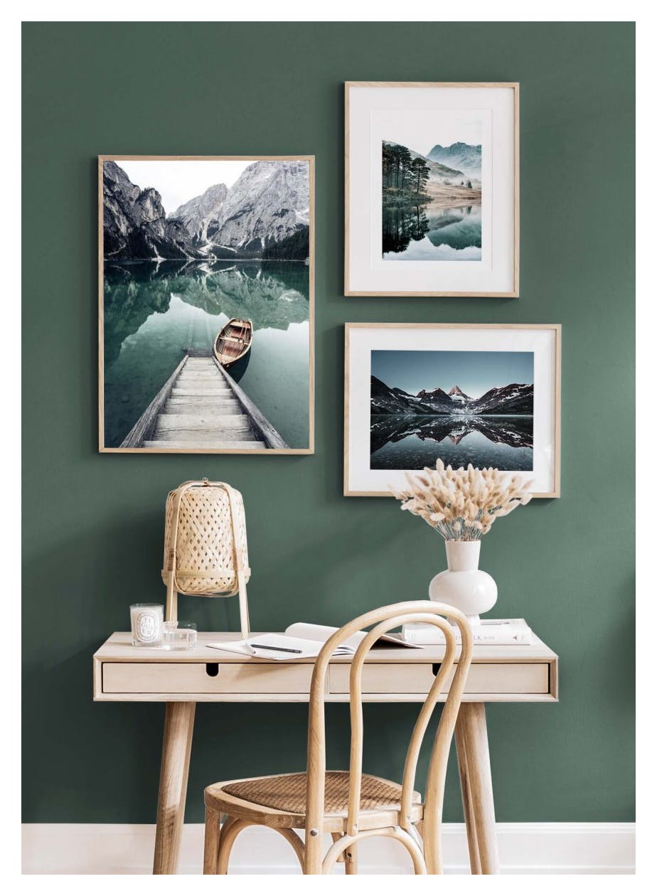 Reflection of Mountains Poster (50x70 cm) - Poster Store