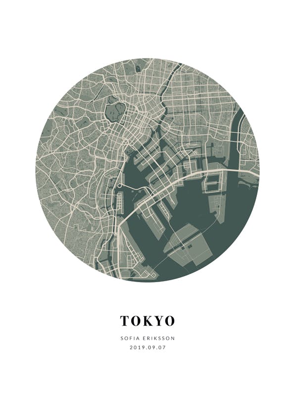 Carte Globe Mousse Poster Personnalisé (50x70 cm) - Poster Store
