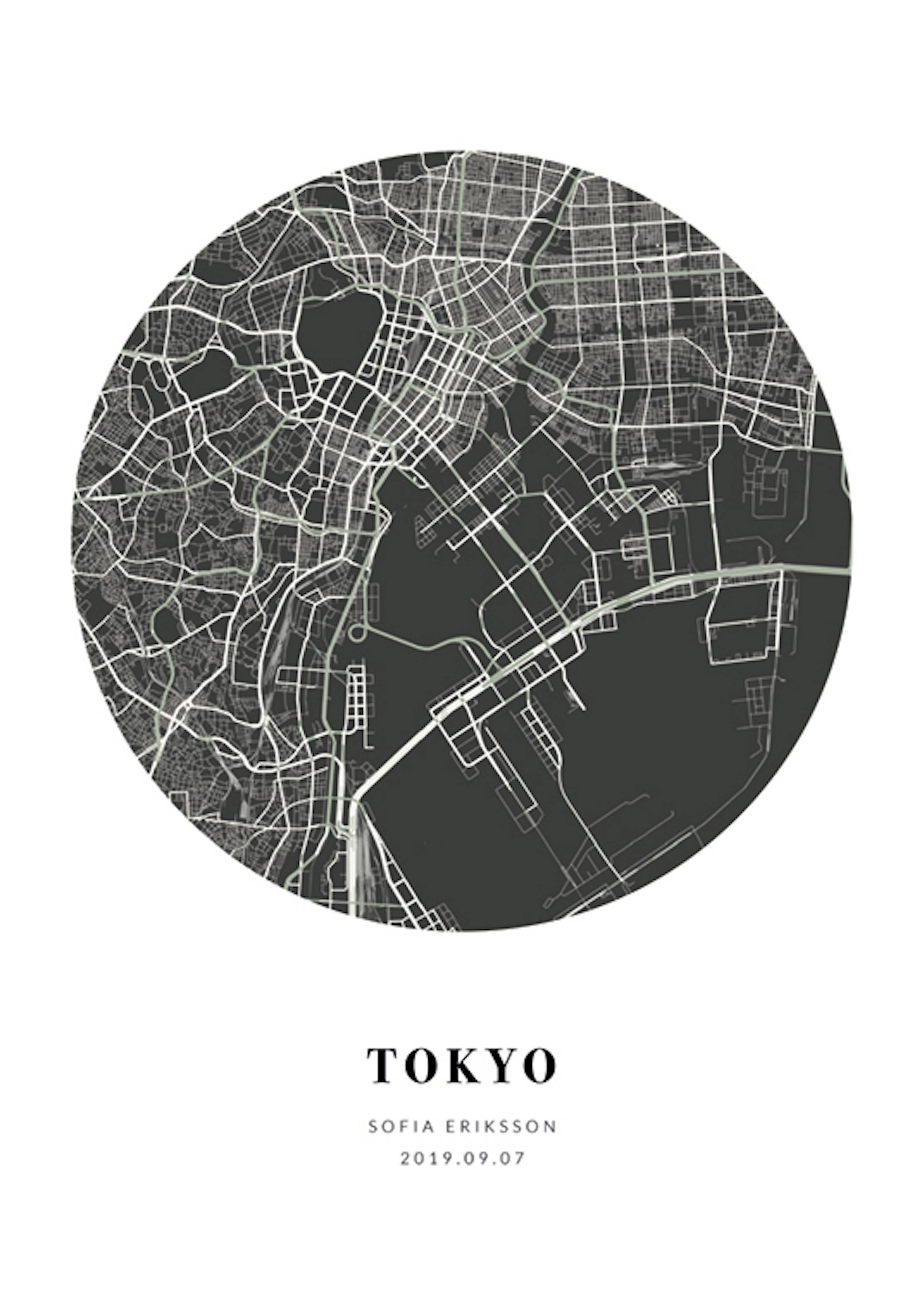 Globe Map Night Personal Poster 0