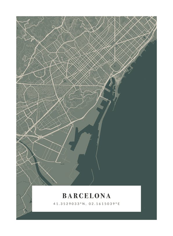 Carte No1 Mousse Poster Personnalisé (50x70 cm) - Poster Store