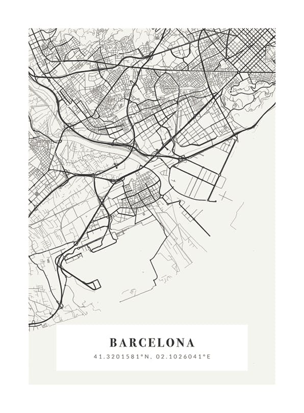 Carte No1 Jour Poster Personnalisé (30x40 cm) - Poster Store