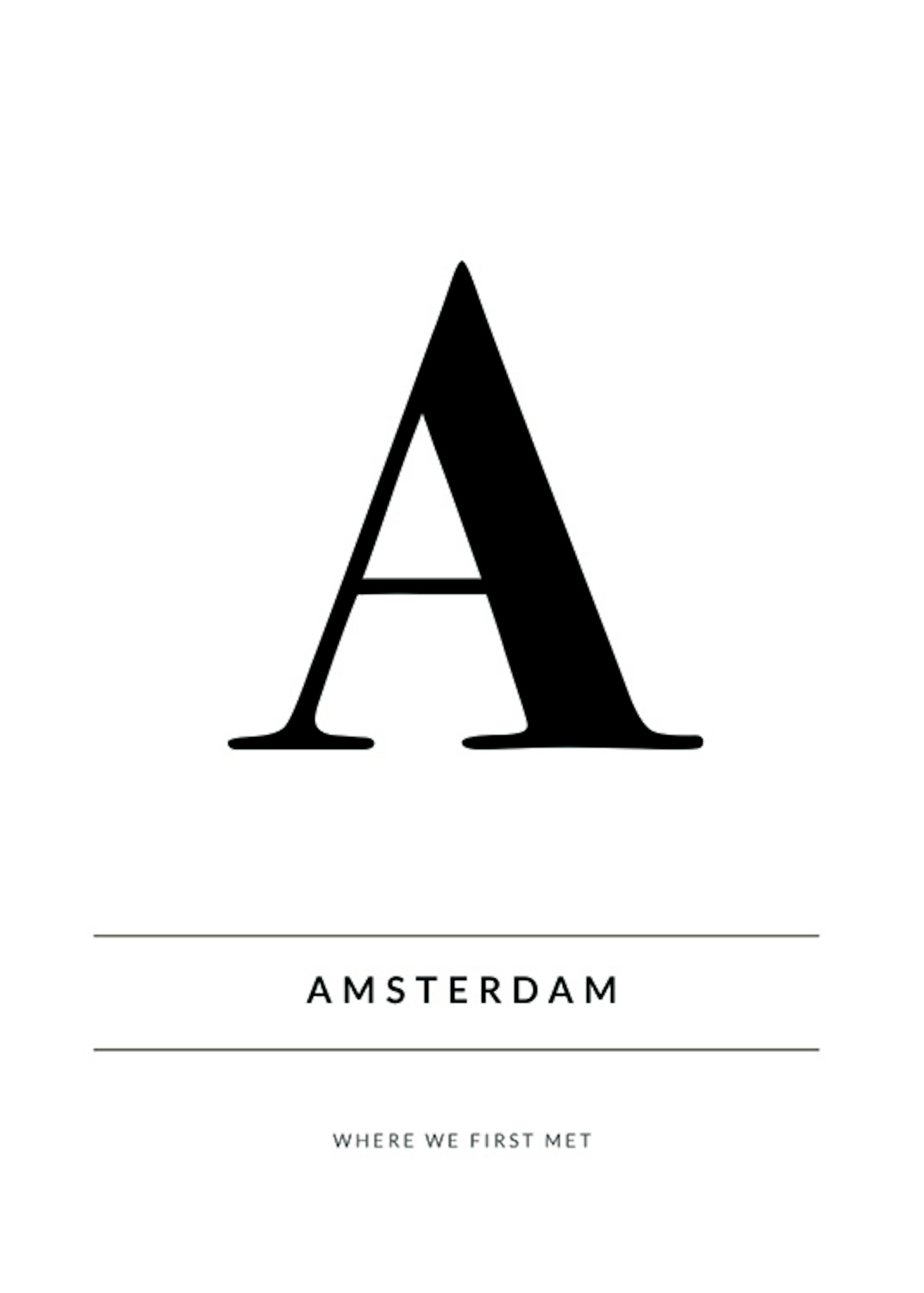 Stad Personlig Poster 0