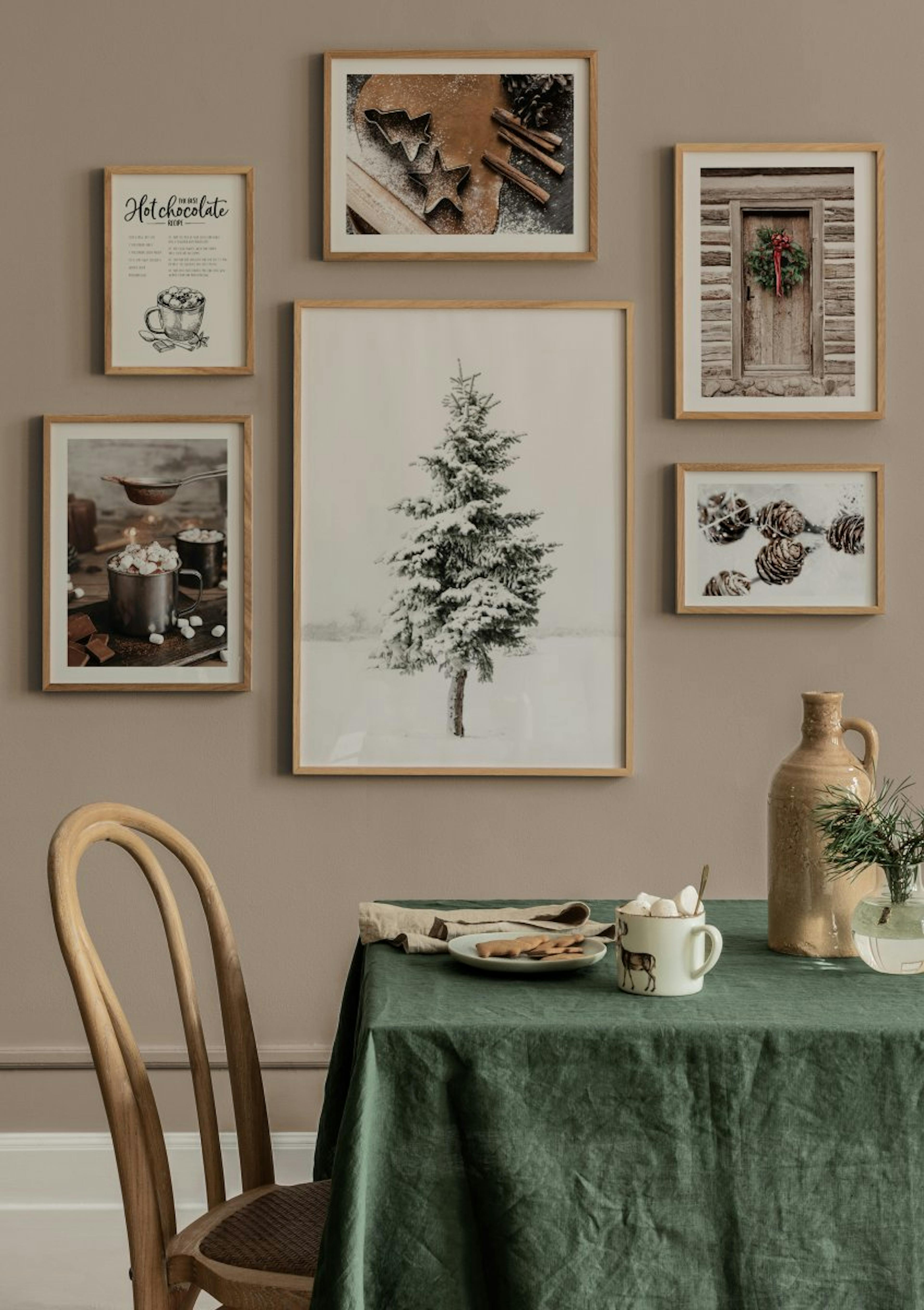 Snowy Spruce Poster thumbnail