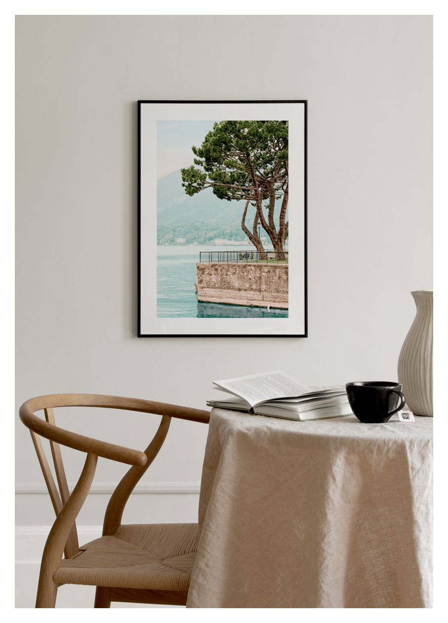 Bellagio View No1 Poster (50x70 cm) - Poster Store