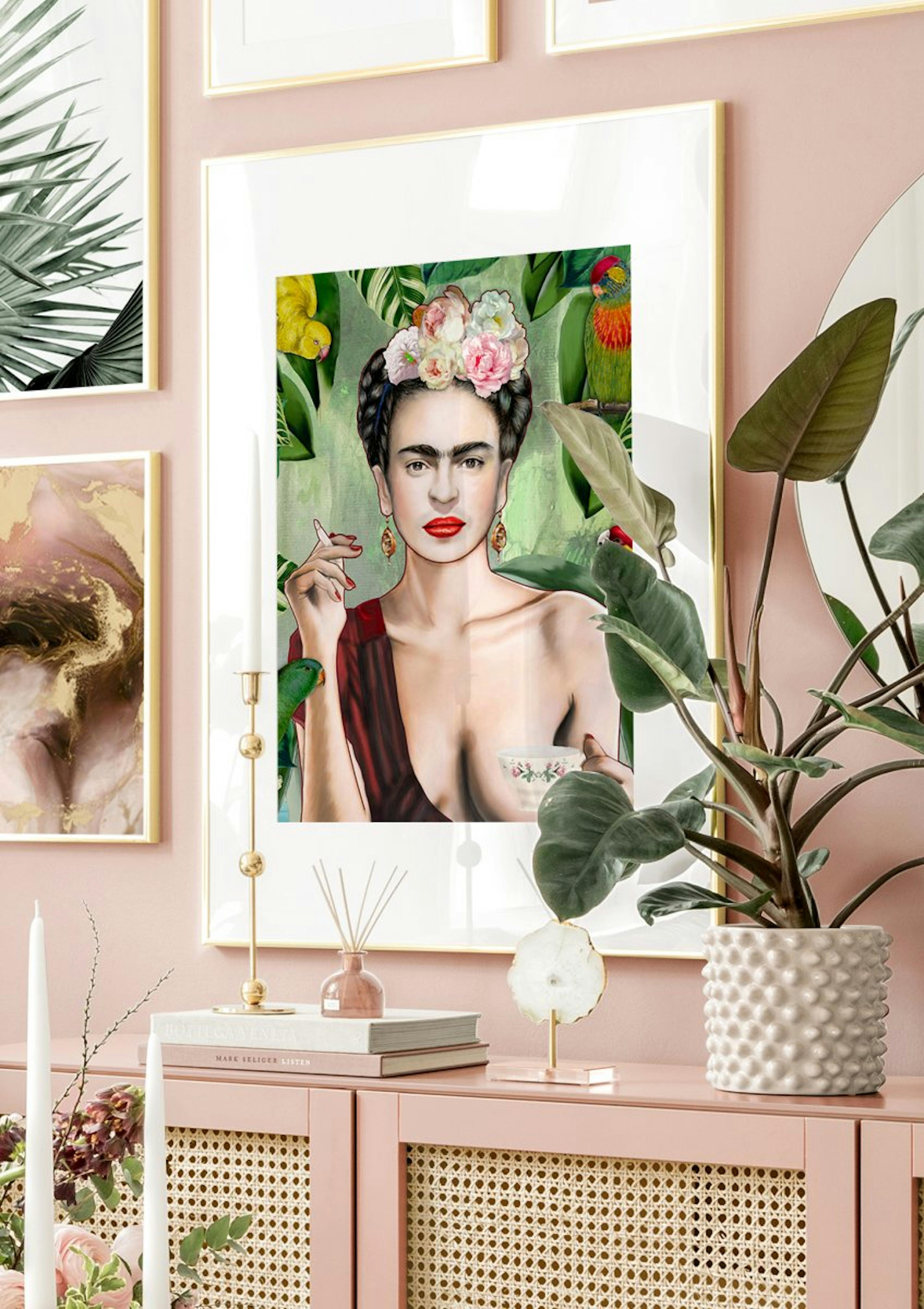 Frida Con Amigos Plakat thumbnail