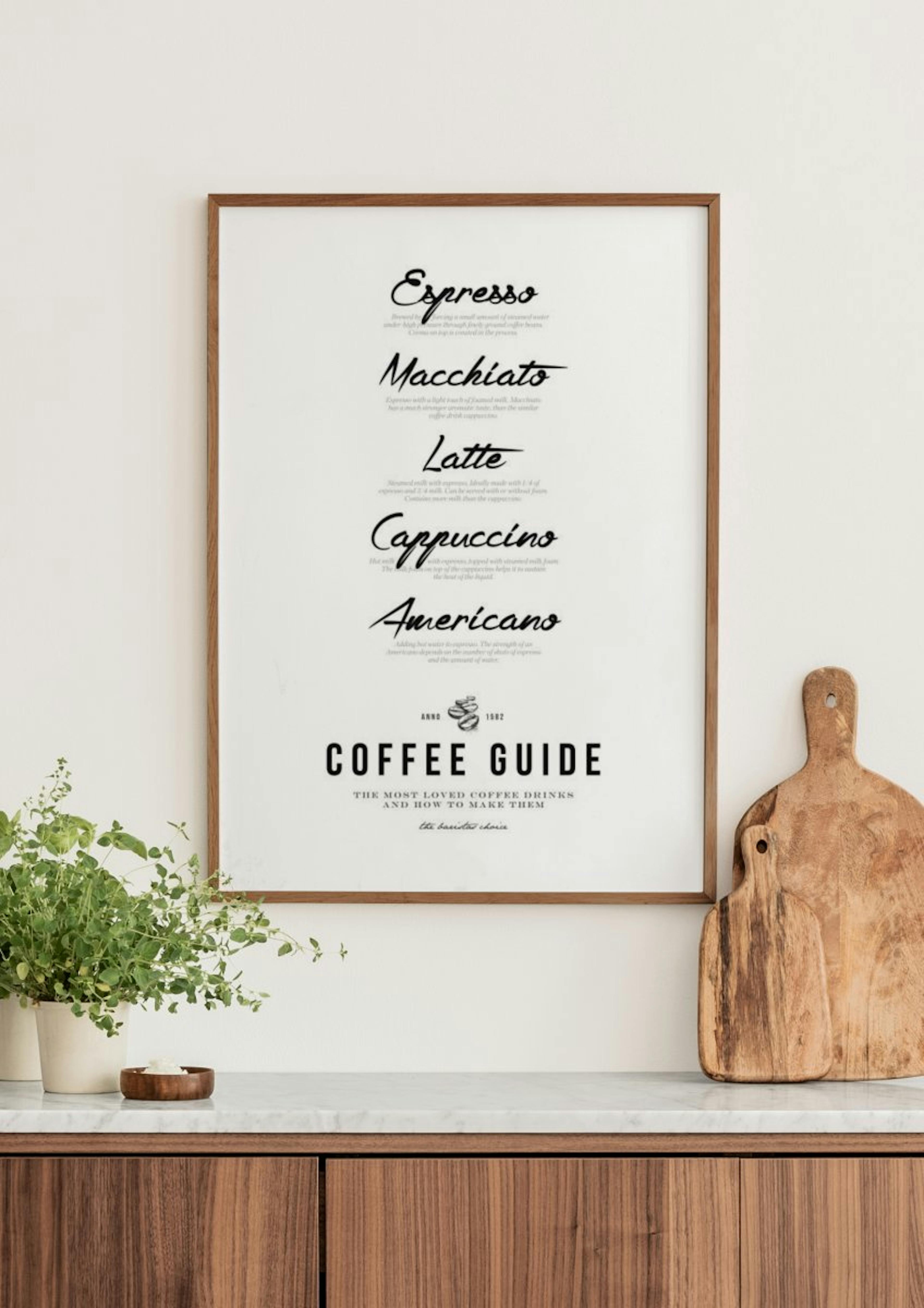 Coffee Guide. Poster thumbnail
