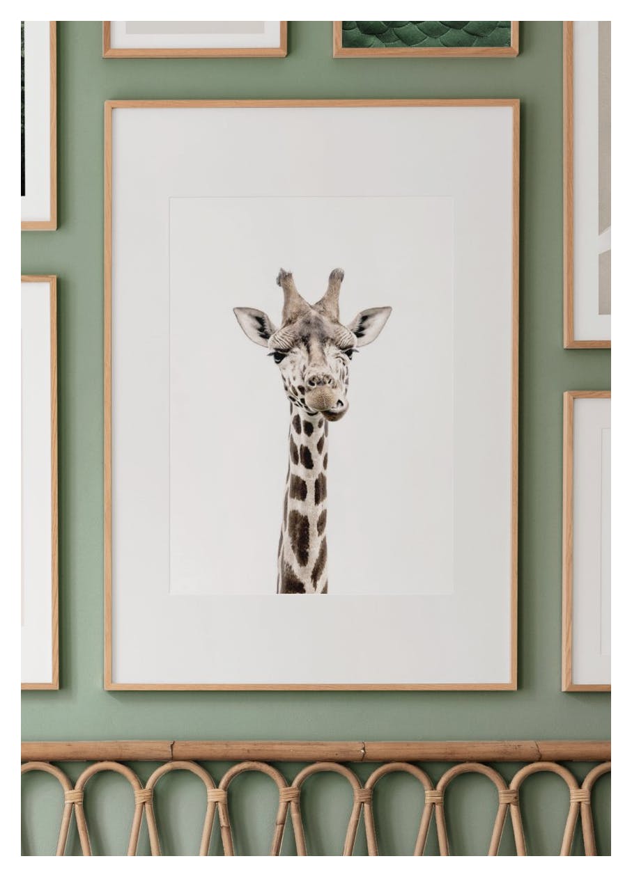 Giraffe Poster (21x30 cm) - Poster Store