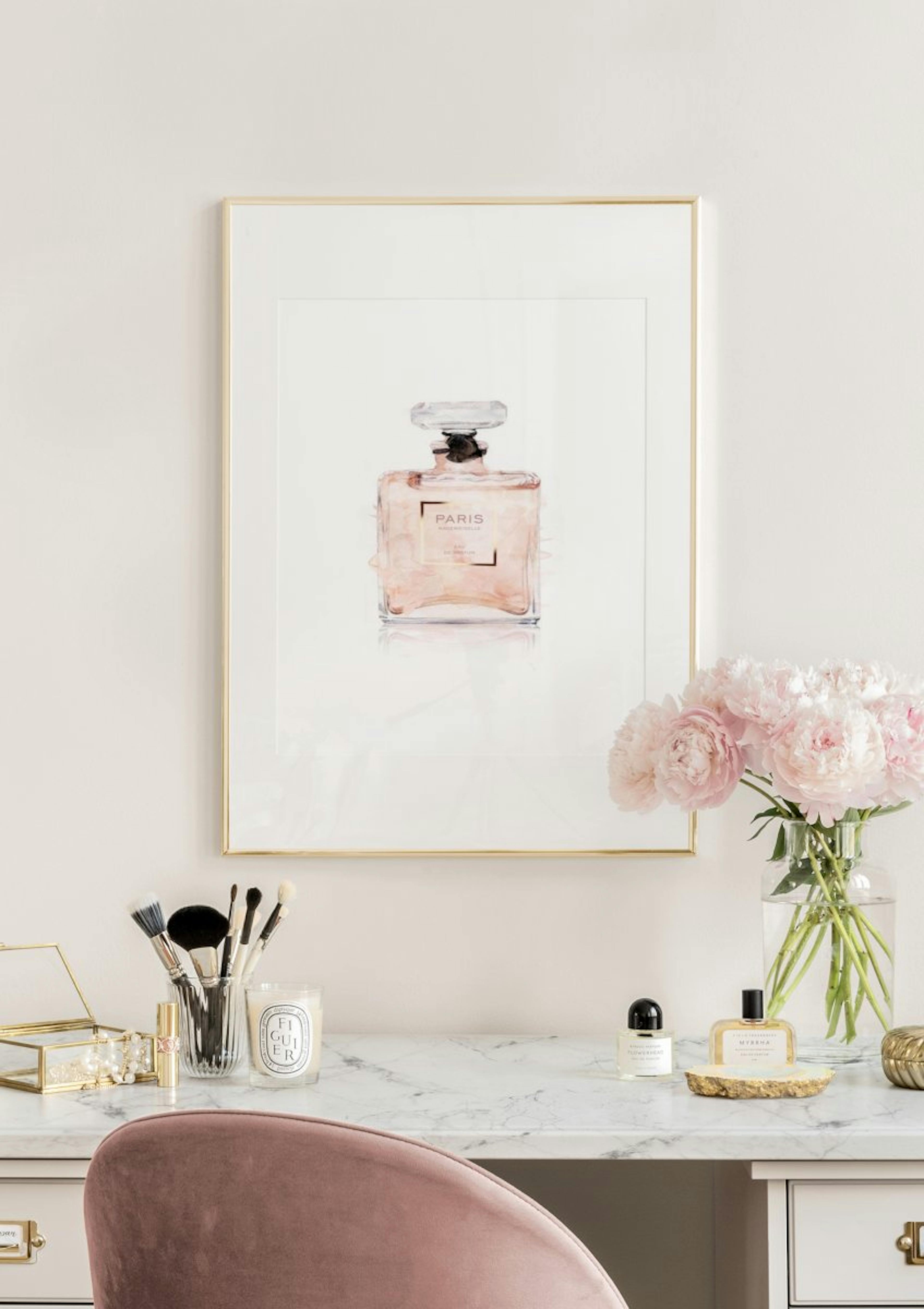 Pink perfume Poster thumbnail