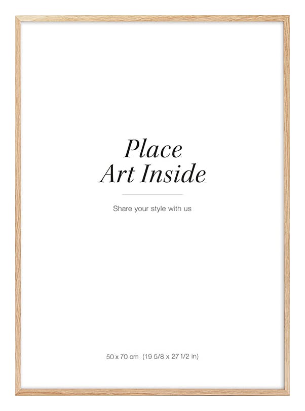 Fotolijst eiken 50x70 cm (50x70 cm) - Poster Store