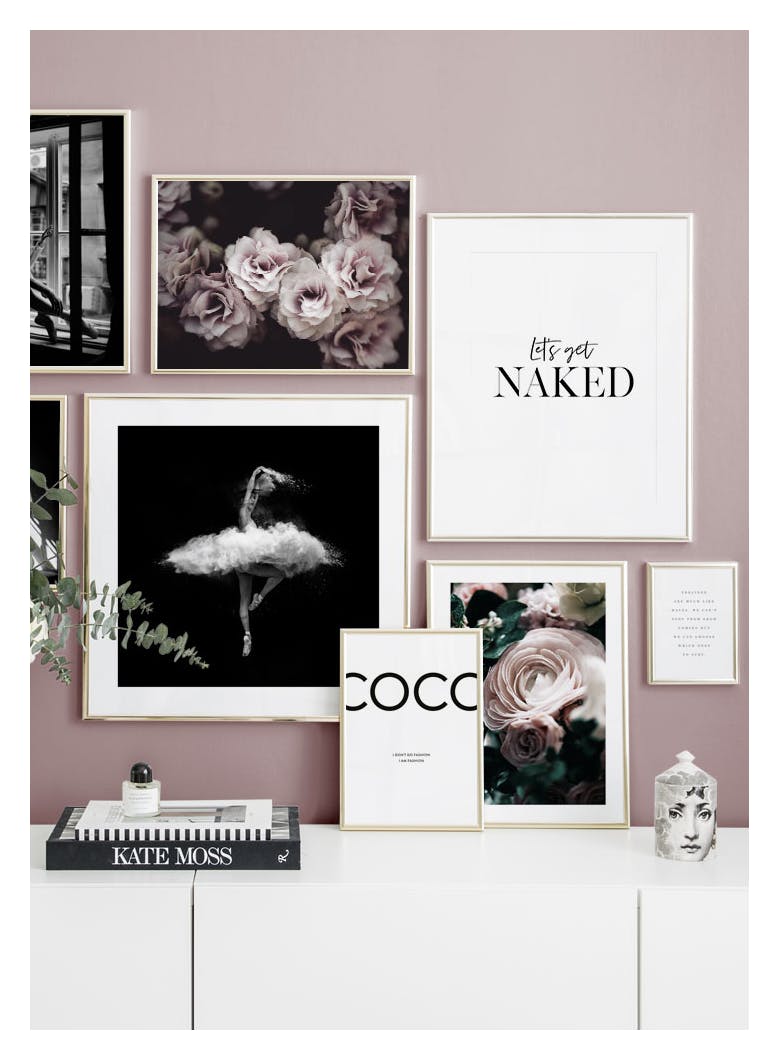Let's Get Naked Poster (50x70 cm) - Poster Store