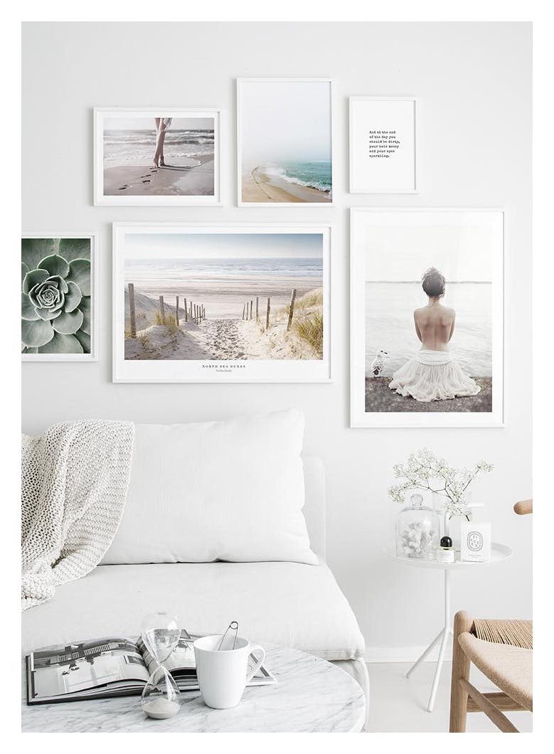 North Sea Dunes Poster (40x50 cm) - Poster Store