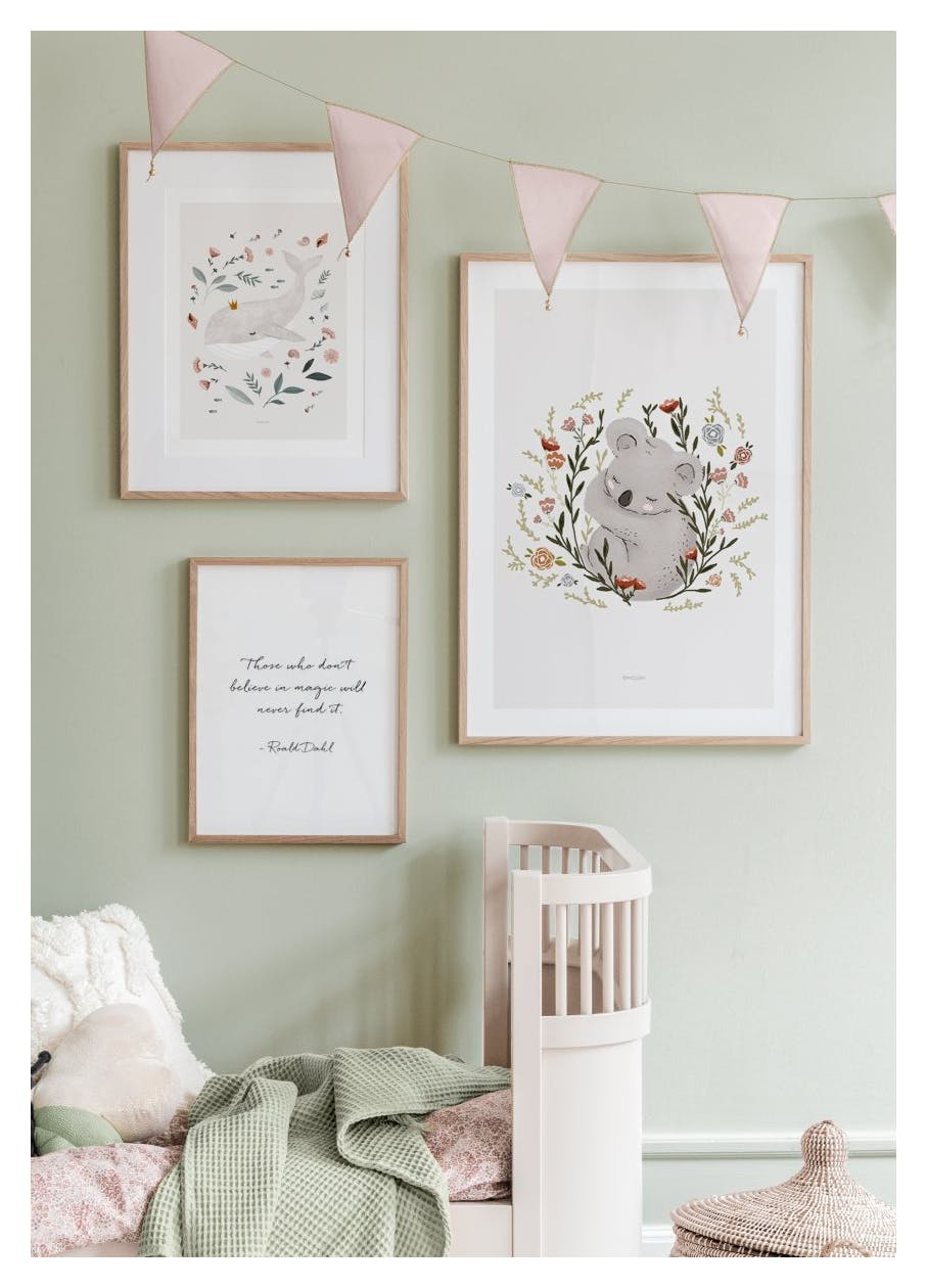 Baby Whale Poster (21x30 cm) - Poster Store