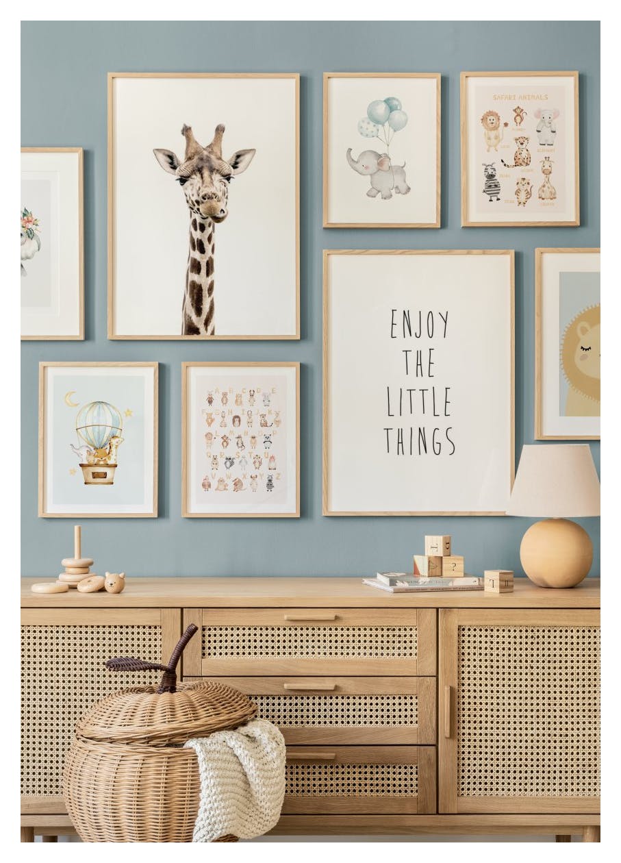 Hot Air Balloon Friends Poster (30x40 cm) - Poster Store