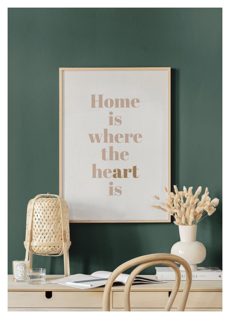 Where the Heart Is Poster (21x30 cm) - Poster Store