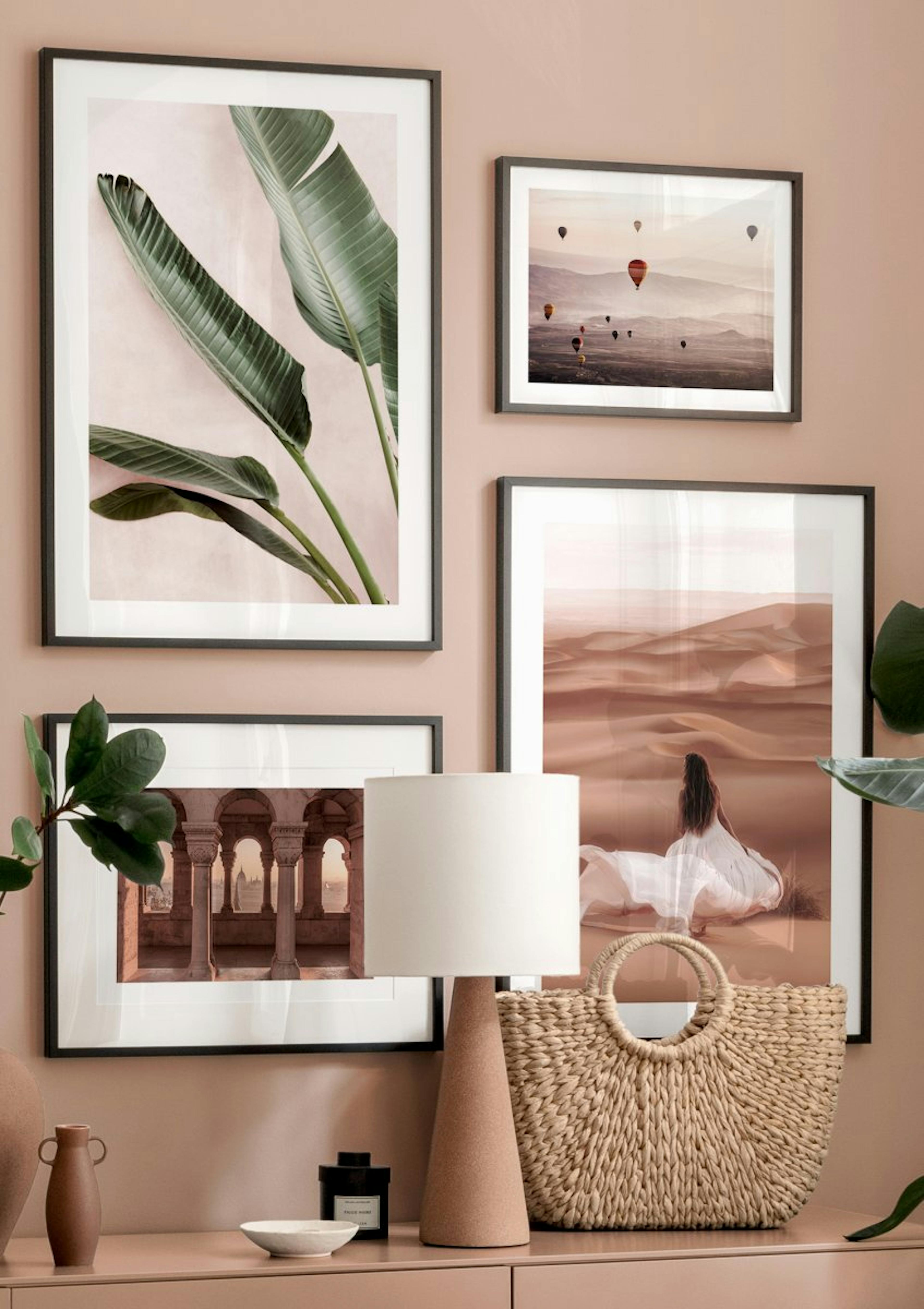 Hot Air Balloons at Sunrise Poster thumbnail