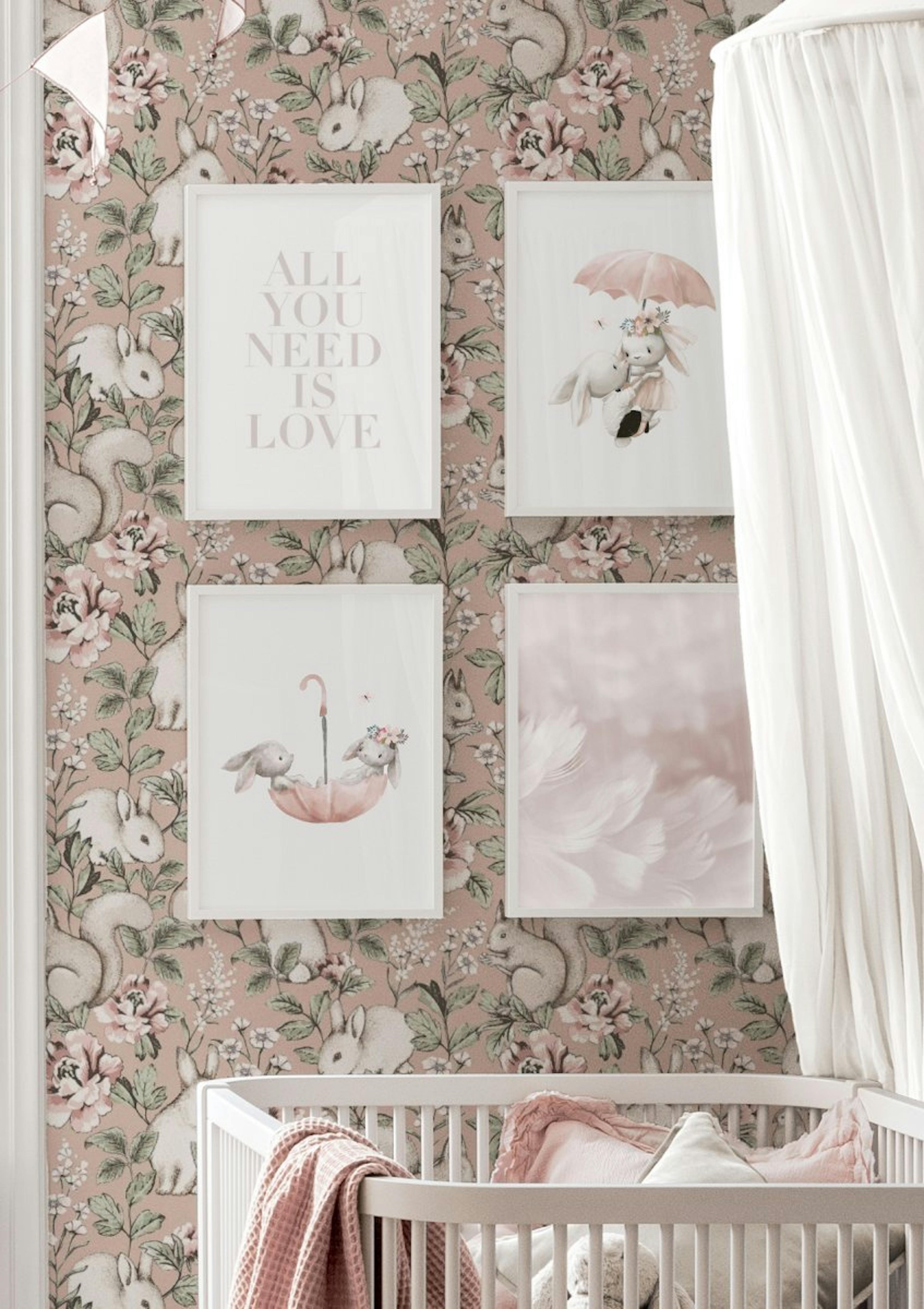 Flying Bunnies Poster thumbnail