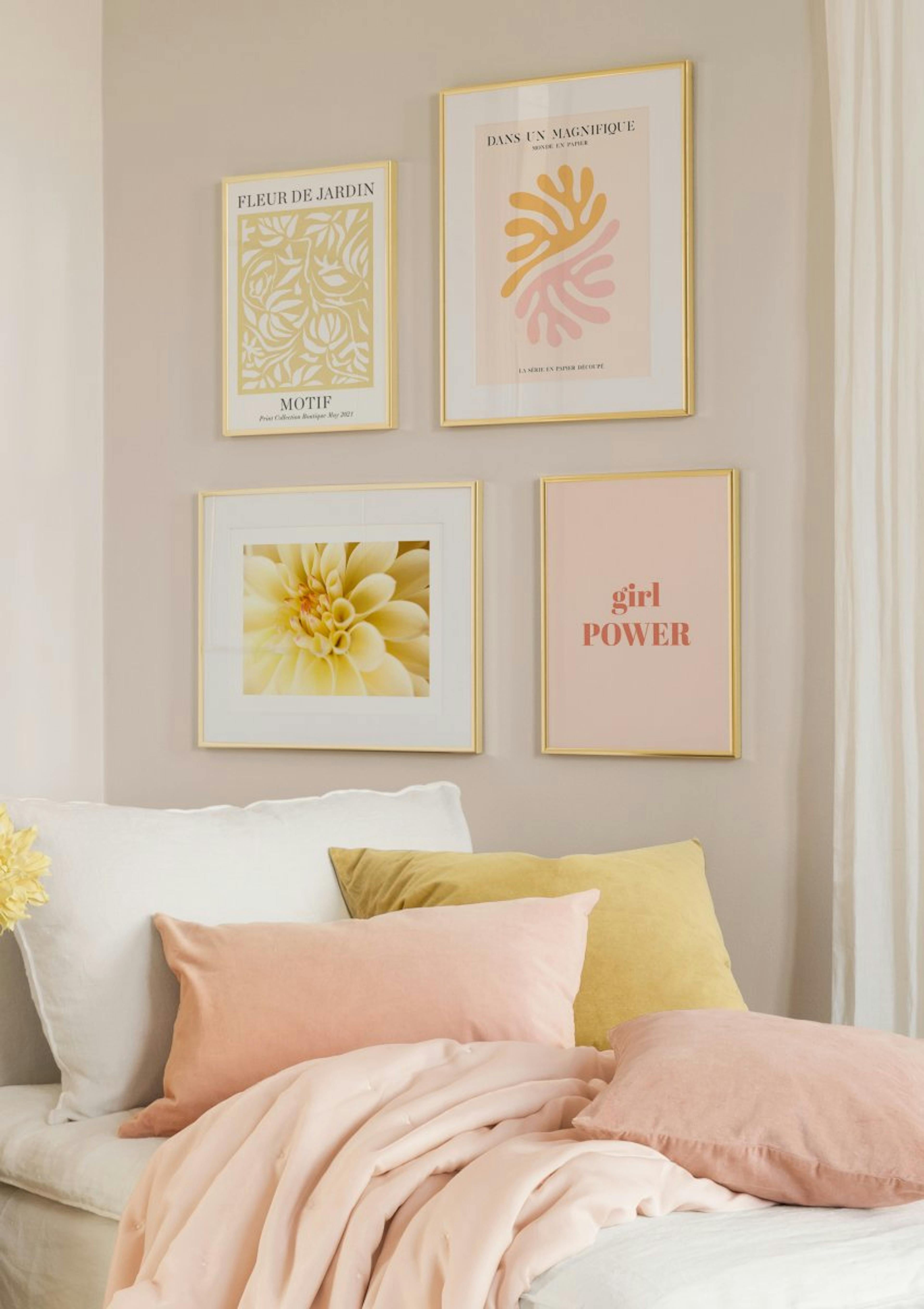 Fleur de Jardin Motif Poster thumbnail