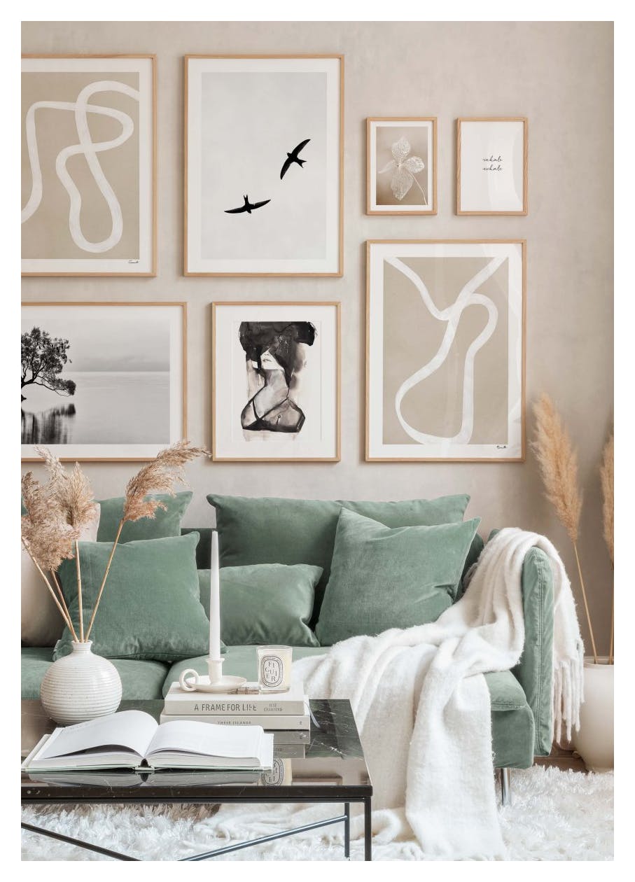 Beige Poster (21x30 cm) - Poster Store