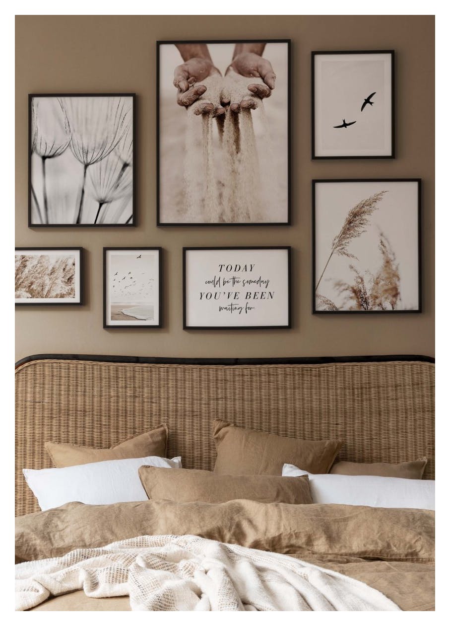 Reeds by the Sea Poster (30x40 cm) - Poster Store