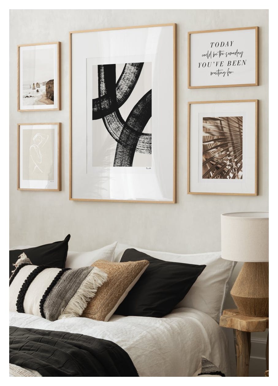 Brush Strokes Poster (21x30 cm) - Poster Store
