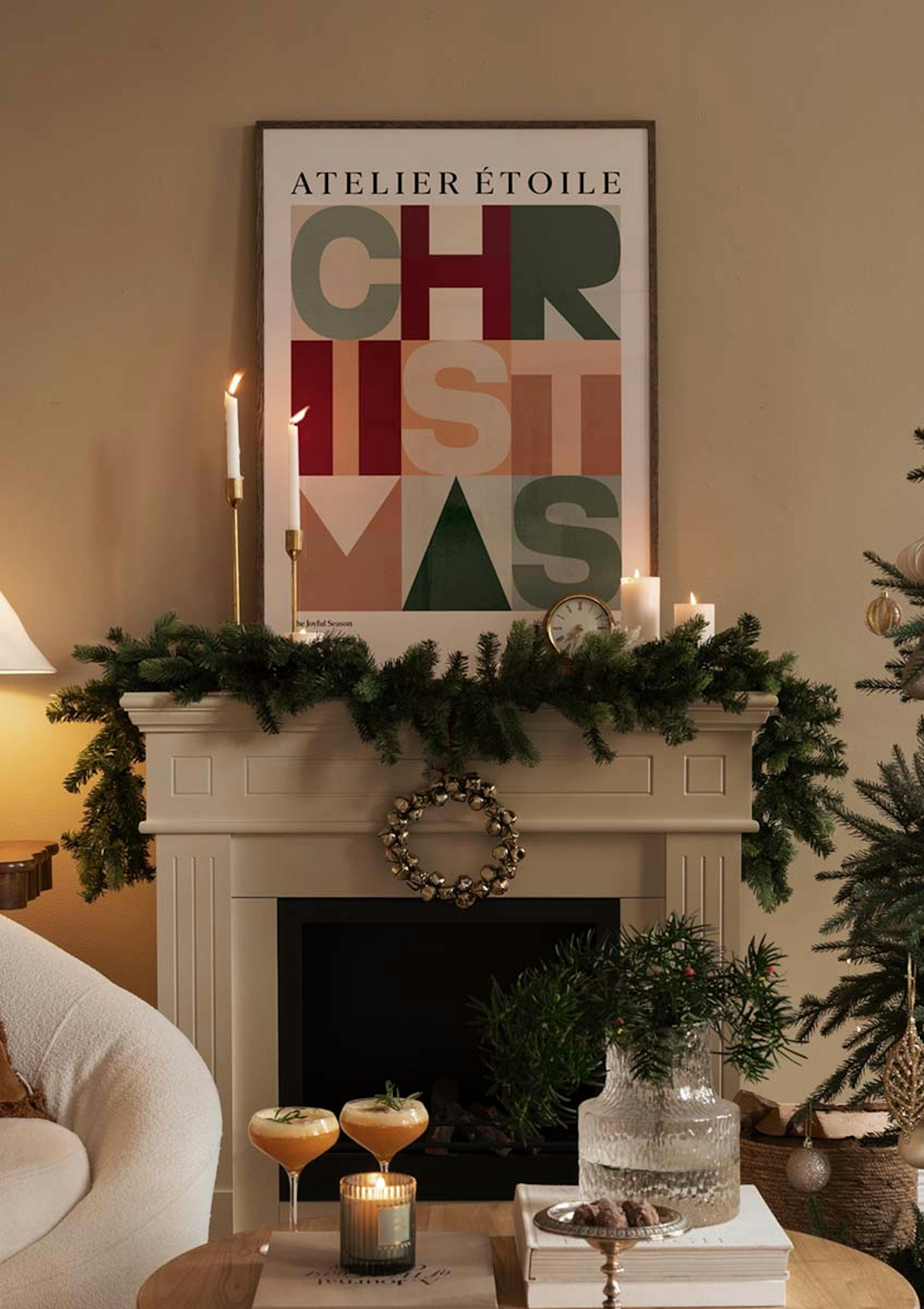Graphic Christmas Poster thumbnail