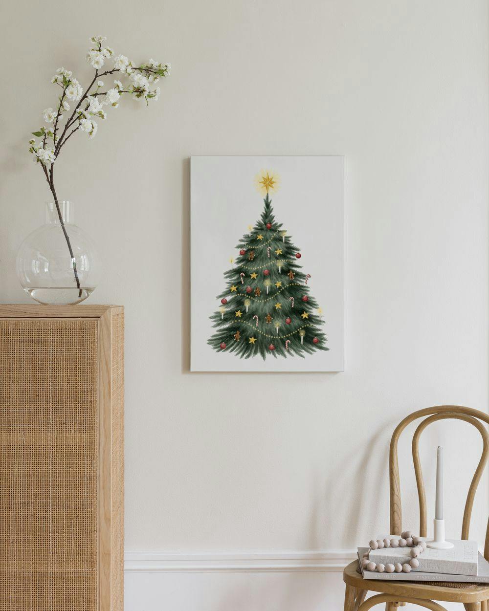 Canvas Prints - Christmas Tree Canvas print (50x70 cm) - Poster Store