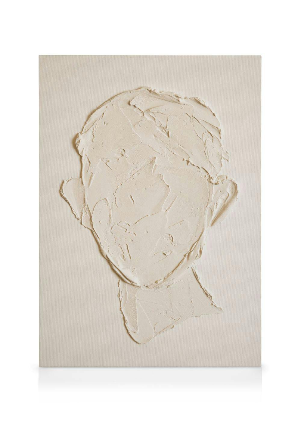 Canvastavlor - Texture Portrait Canvas (30 x 40 cm - Ekram) - Poster Store