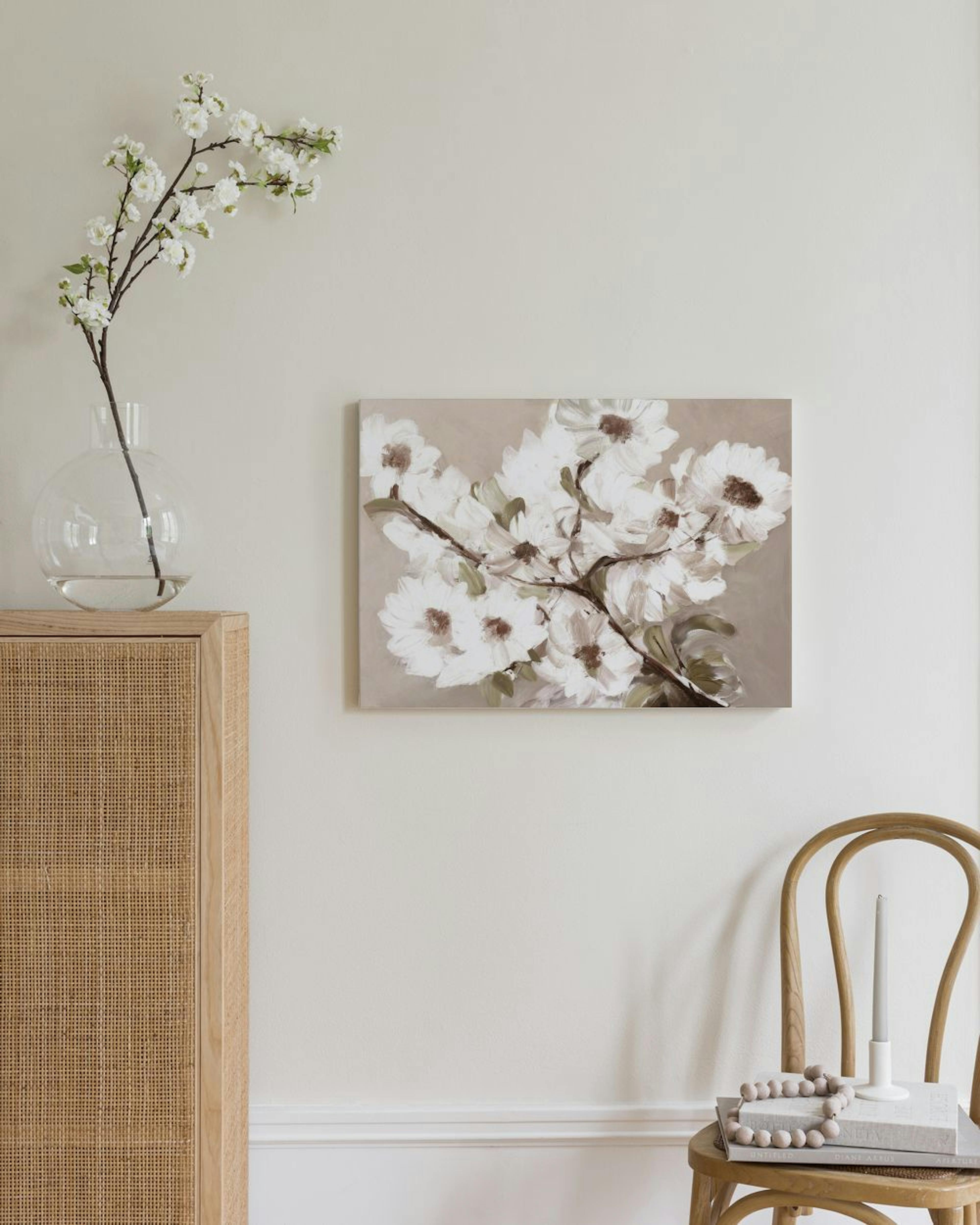 Acrylic Flowers Stampa su Tela thumbnail