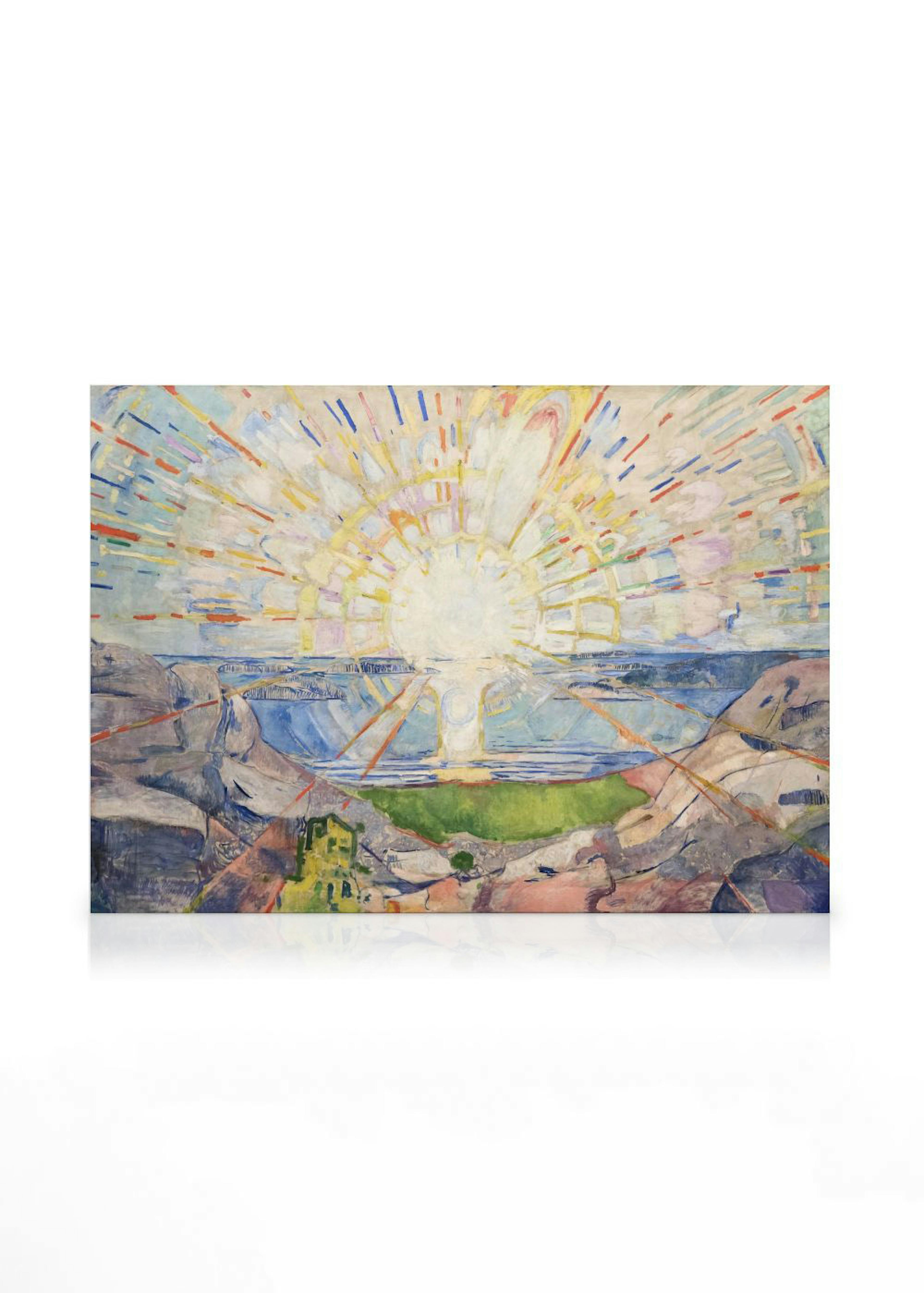 Edvard Munch - Solenintro Stampa su tela 0