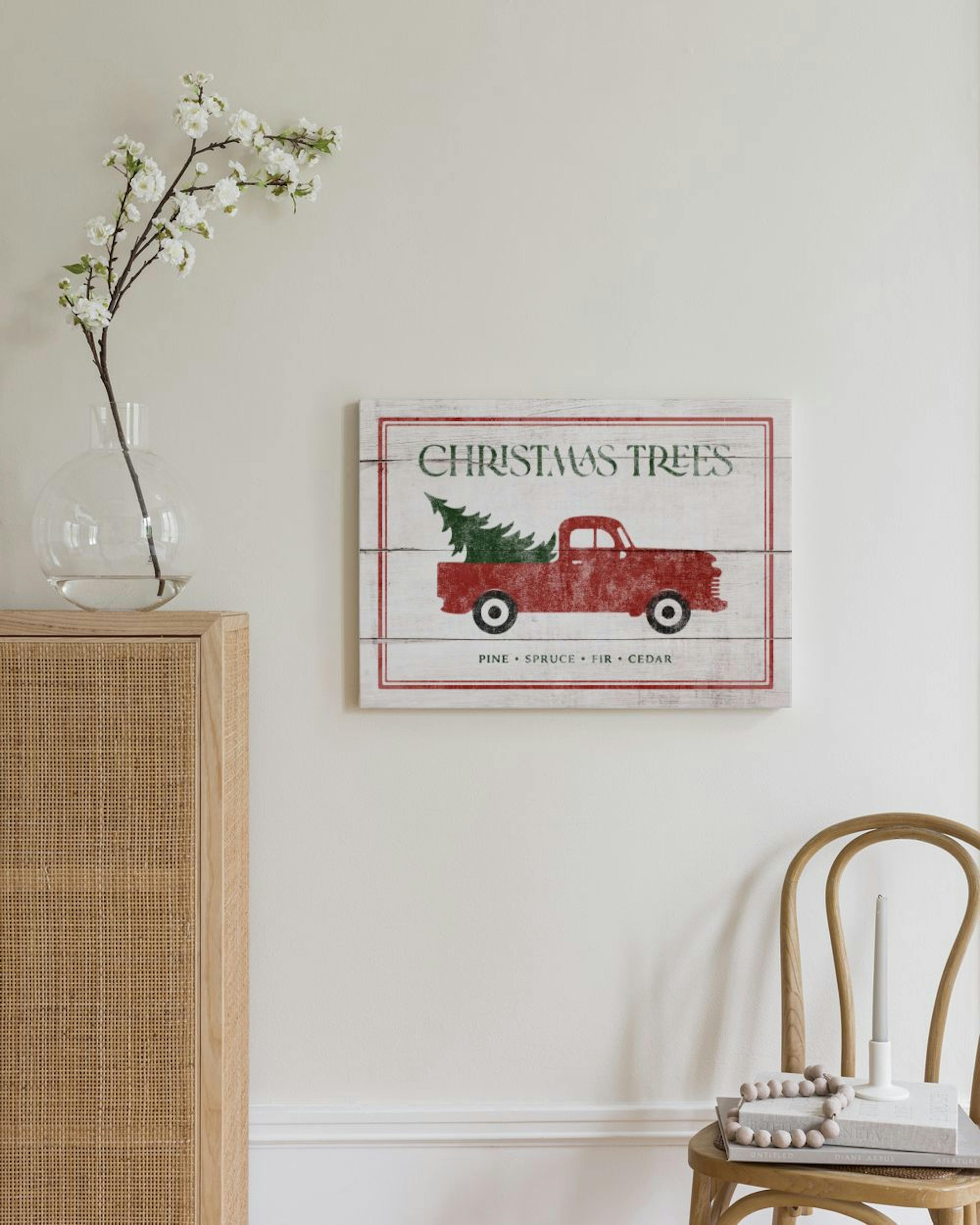 Vintage Holiday Sign Toile thumbnail