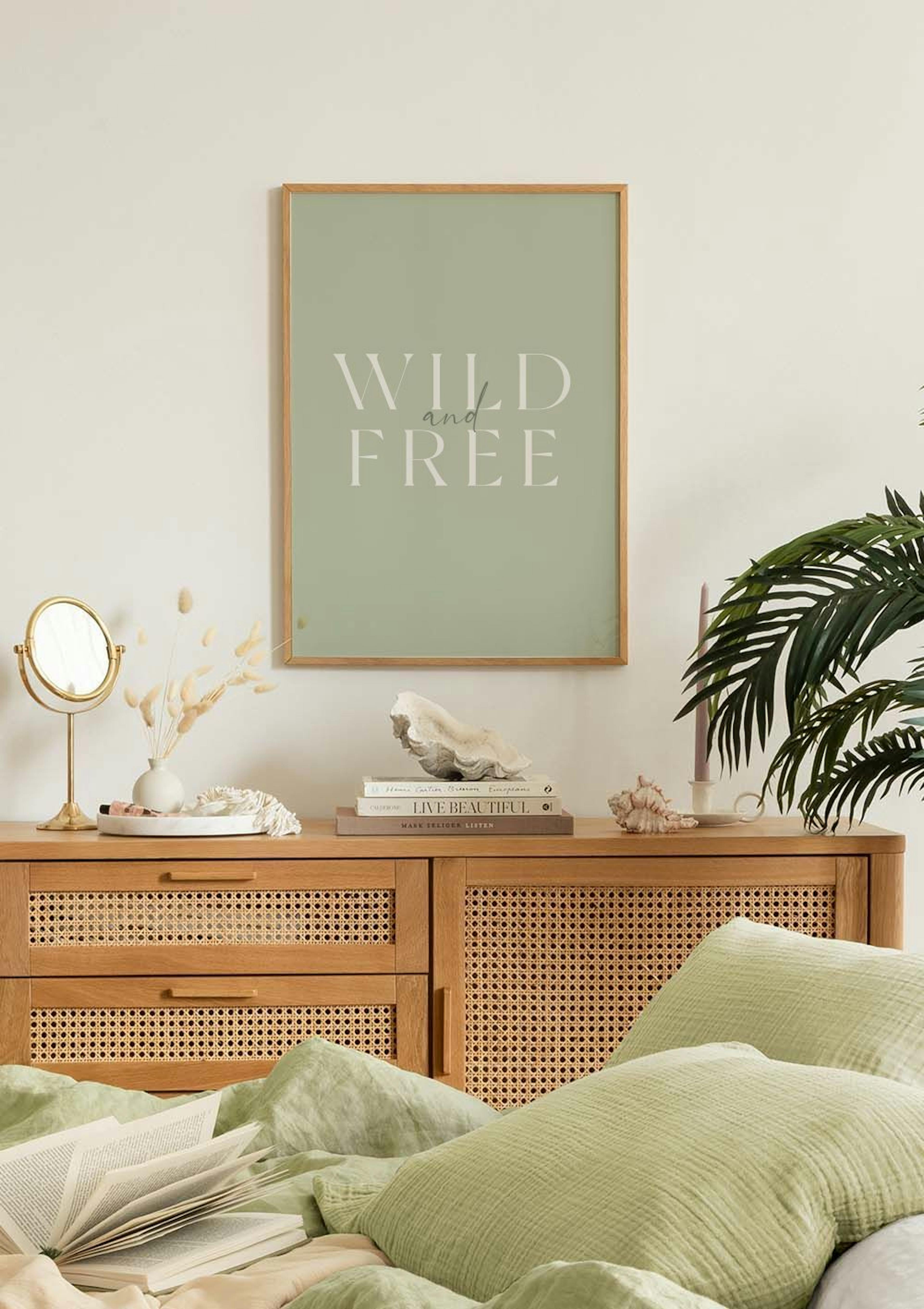 Wild and Free Green Poster thumbnail