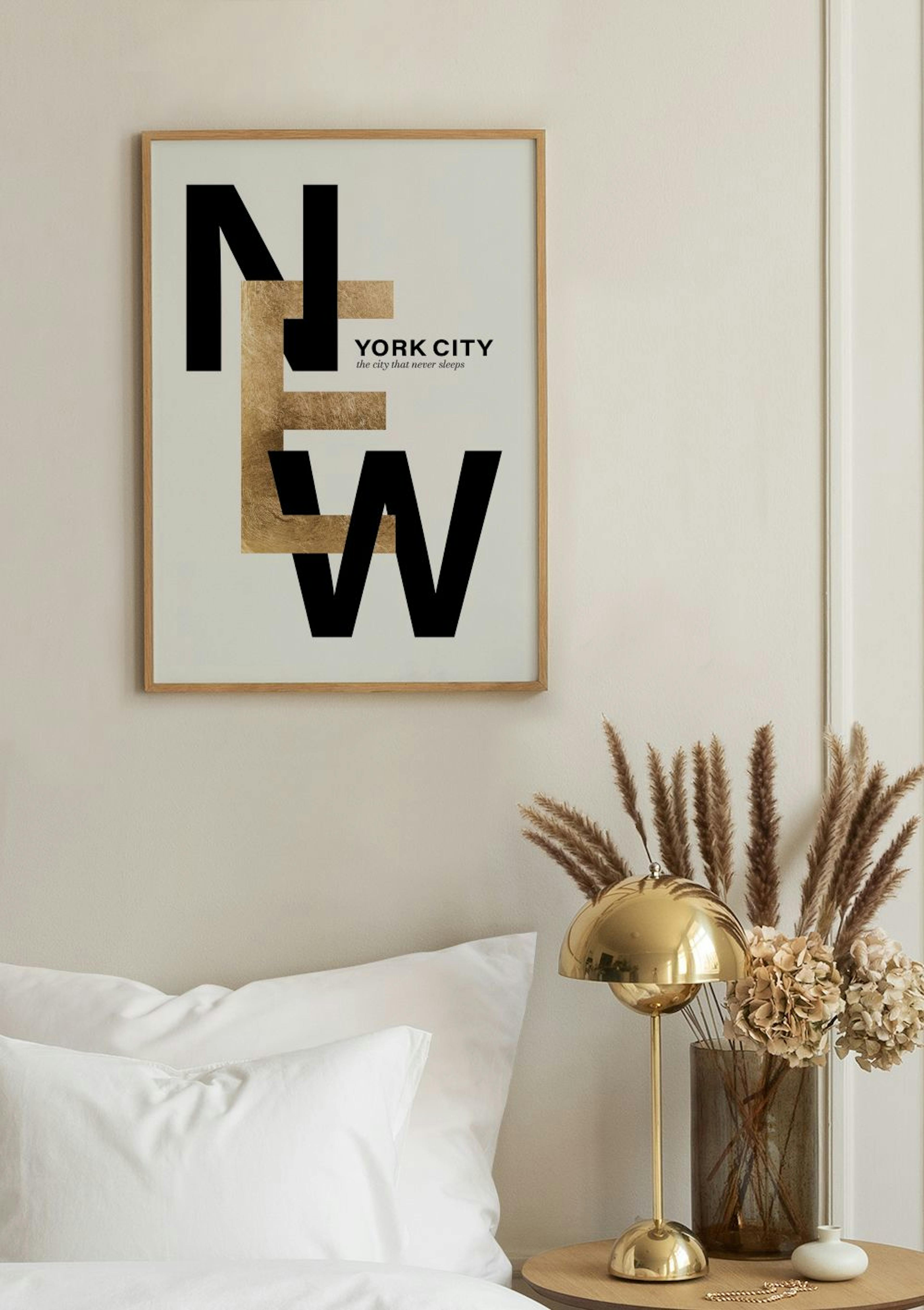 Typographic NYC Poster thumbnail