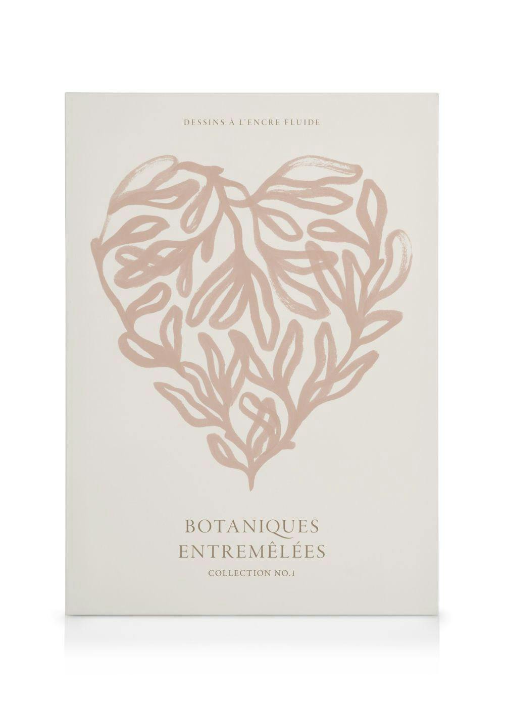 Canvas Prints - Art of Heart Canvas print (50x70 cm - Oak Frame) - Poster Store