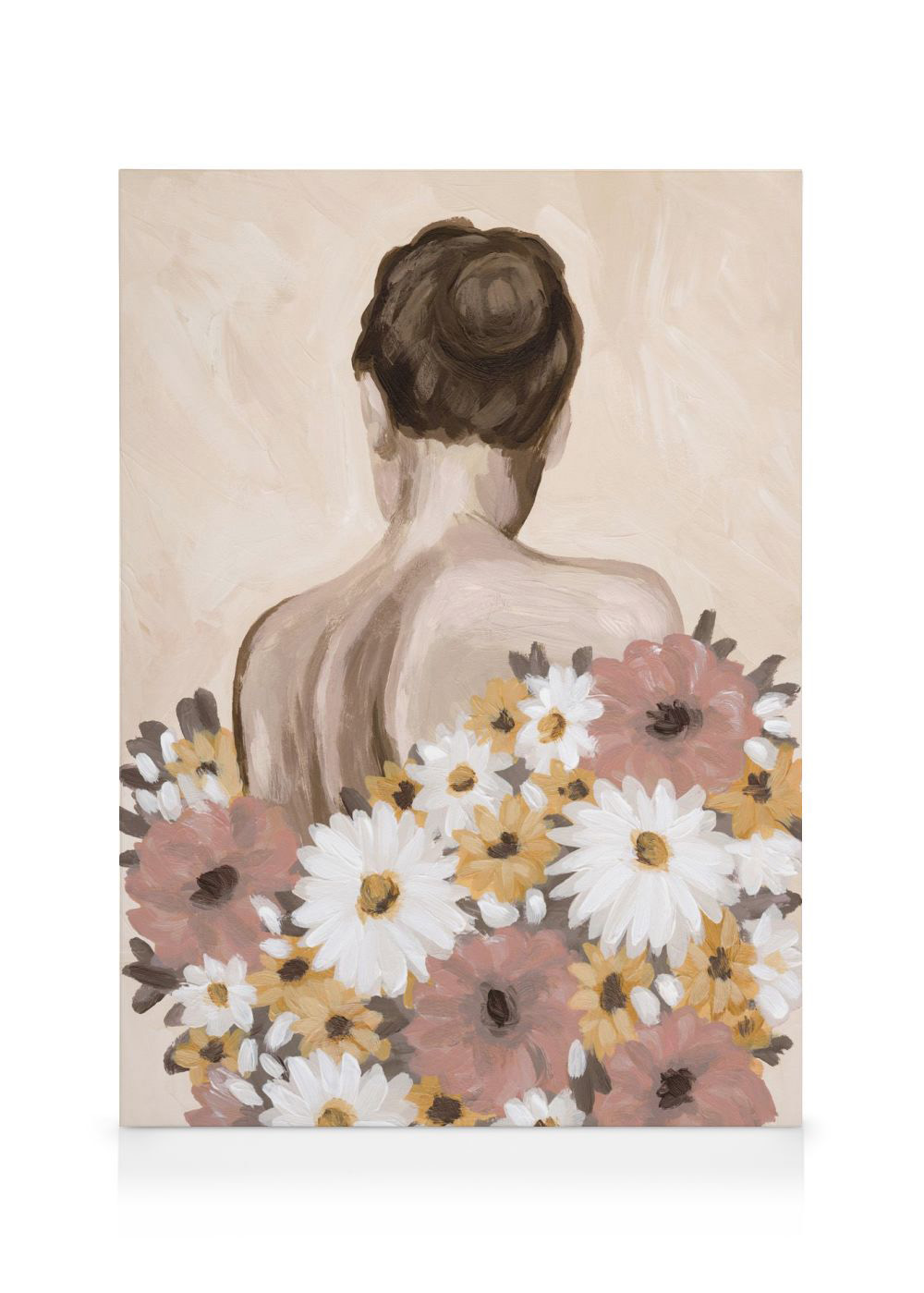 Marguerite Fleur Mur Art Poster Village Fleurs - Impression Ferme Plante Décoration 12x16
